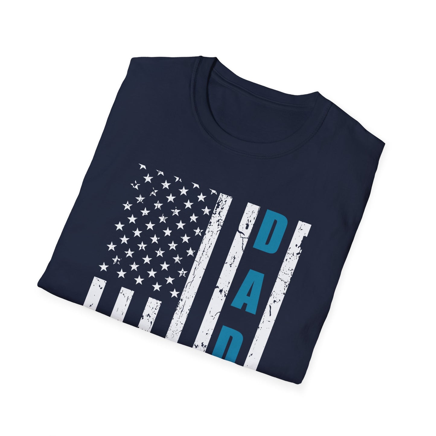 Daddy American Flag Softstyle T-Shirt