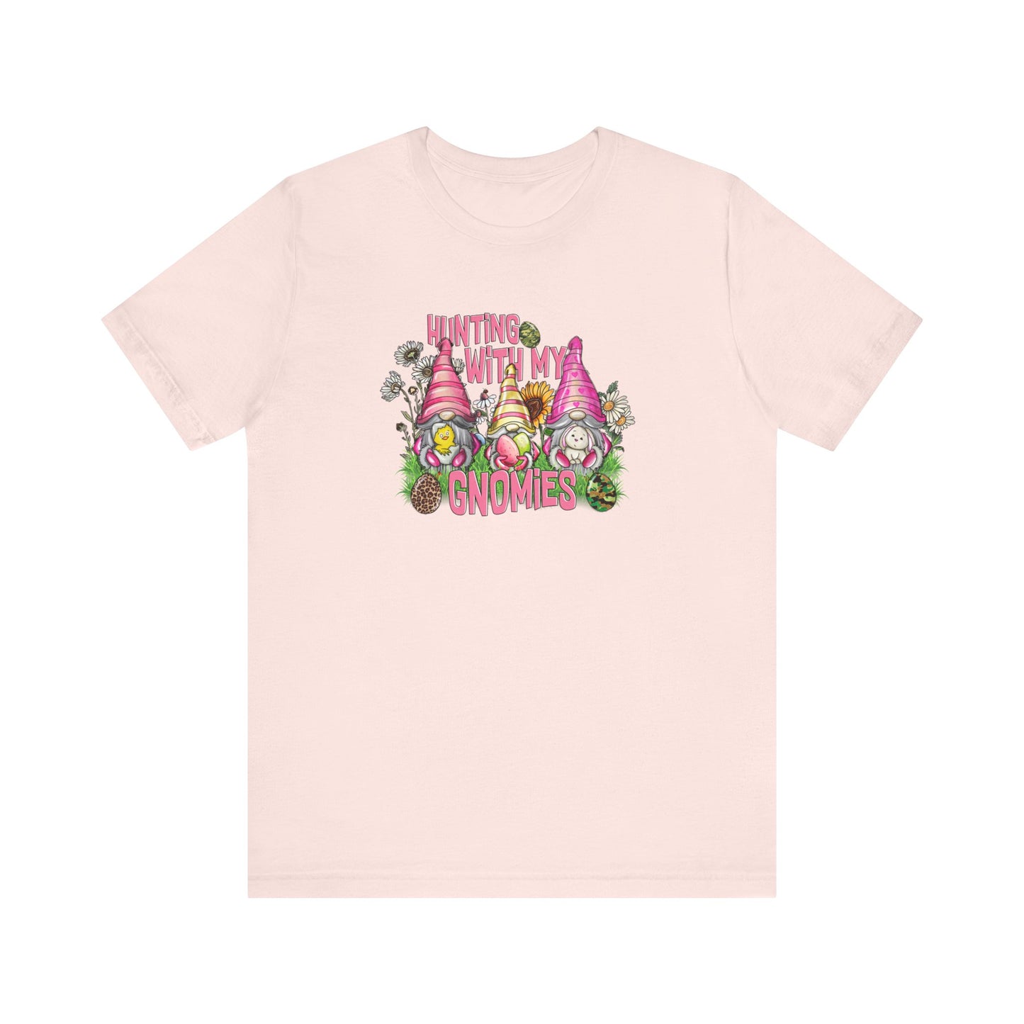 Hunting With My Gnomies Unisex Jersey Short Sleeve Tee