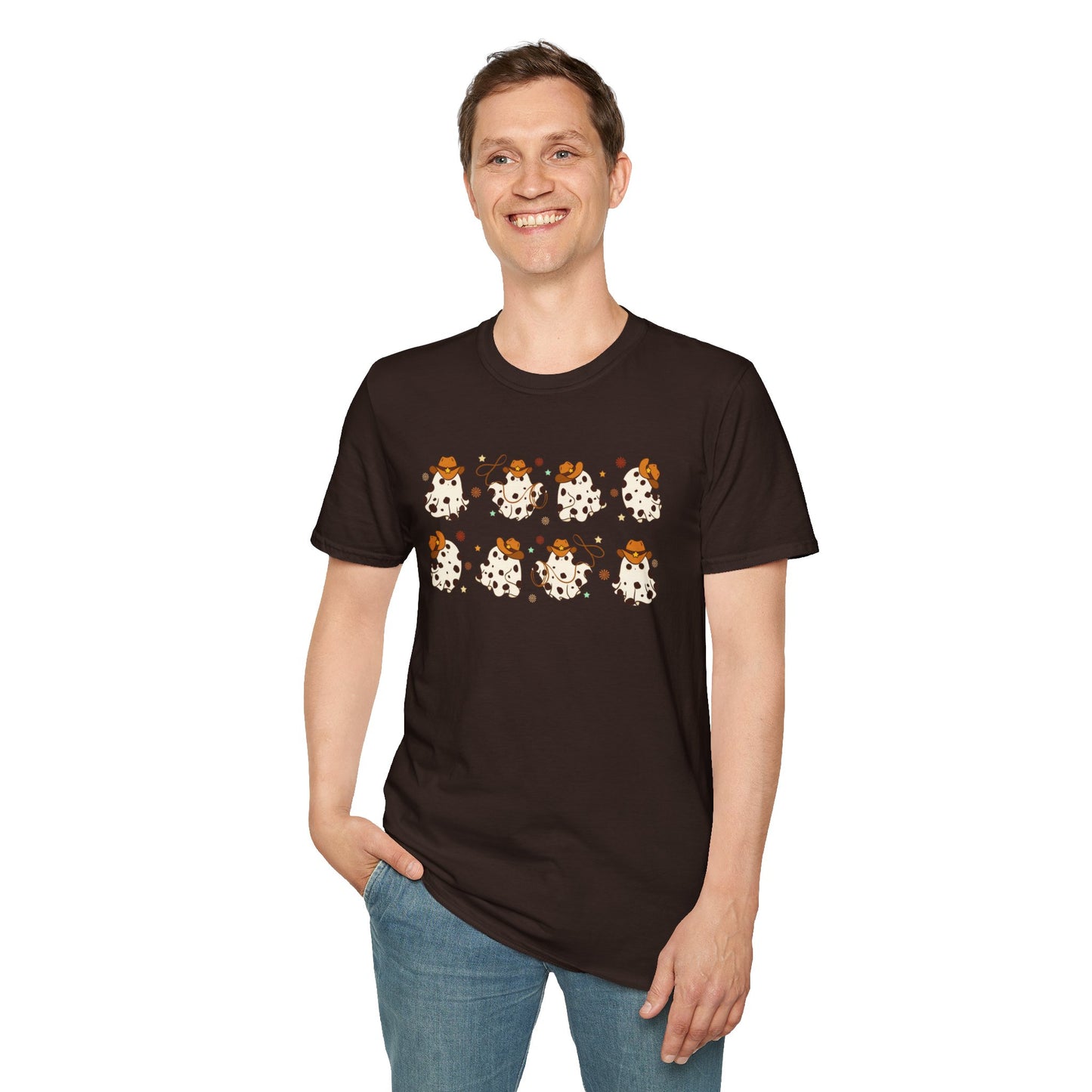 Roping Cowboy Ghost T-Shirt