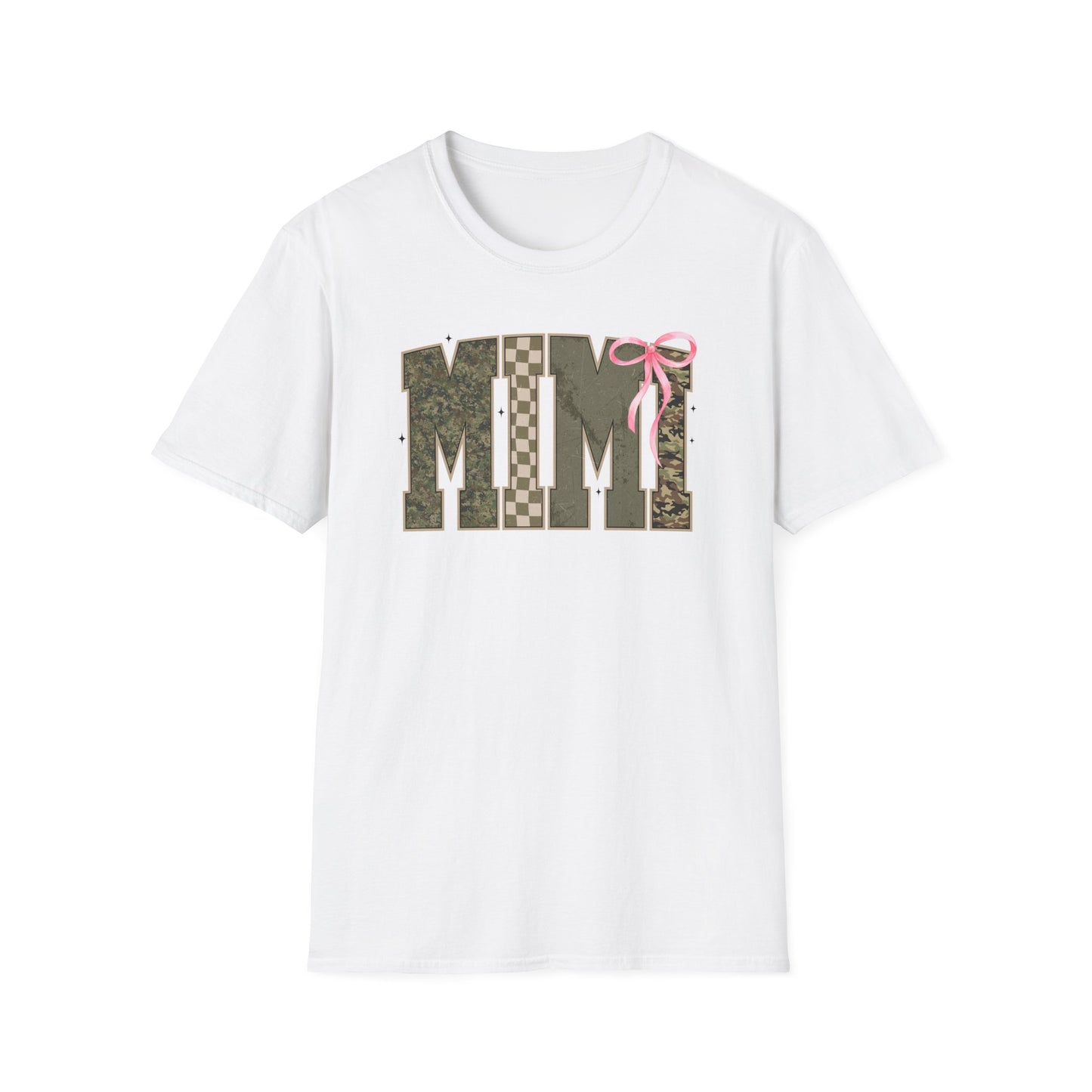 Mimi Coquette Military Style Bow T-Shirt | Cute Camouflage Bow Design