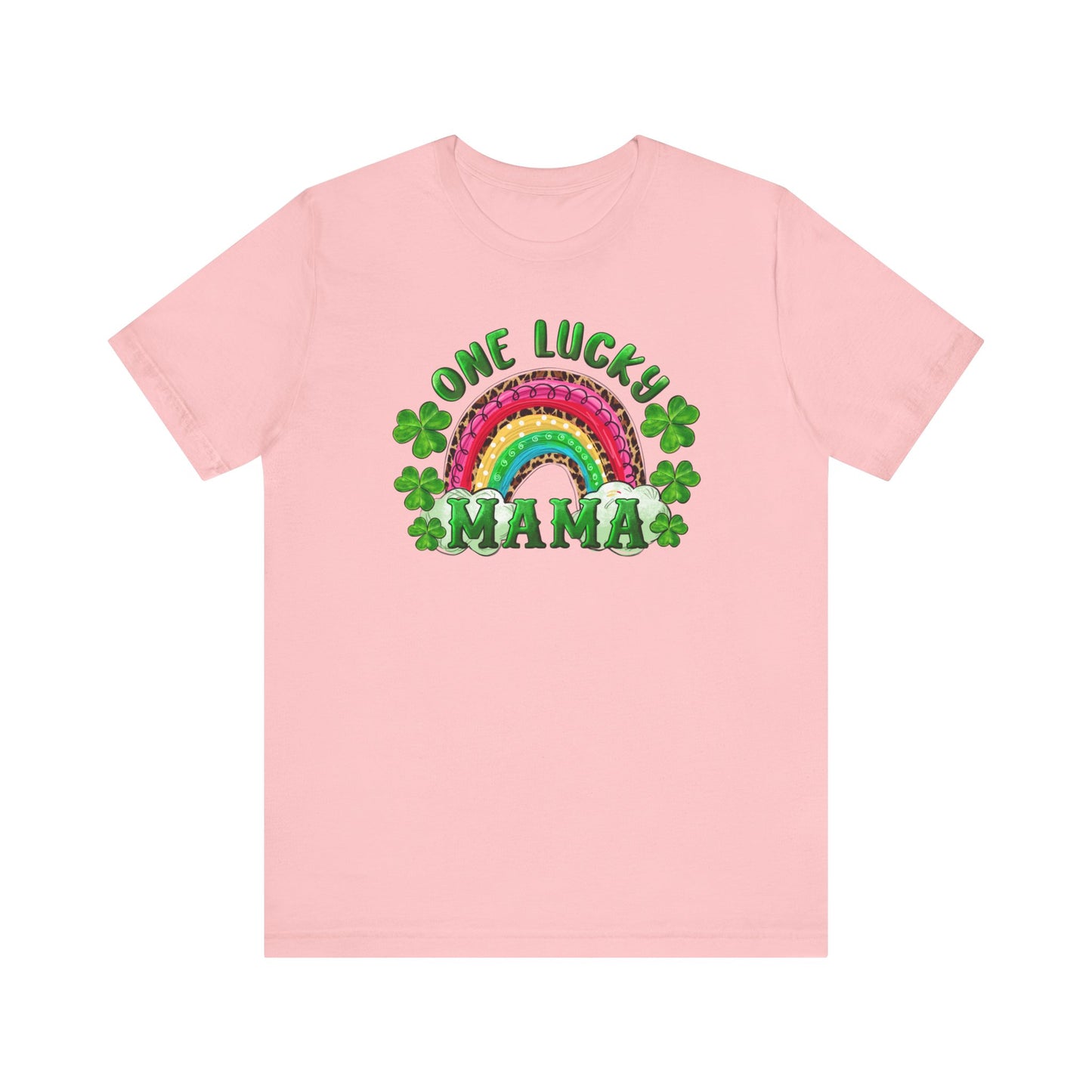 One Lucky Mama Unisex Jersey Short Sleeve Tee