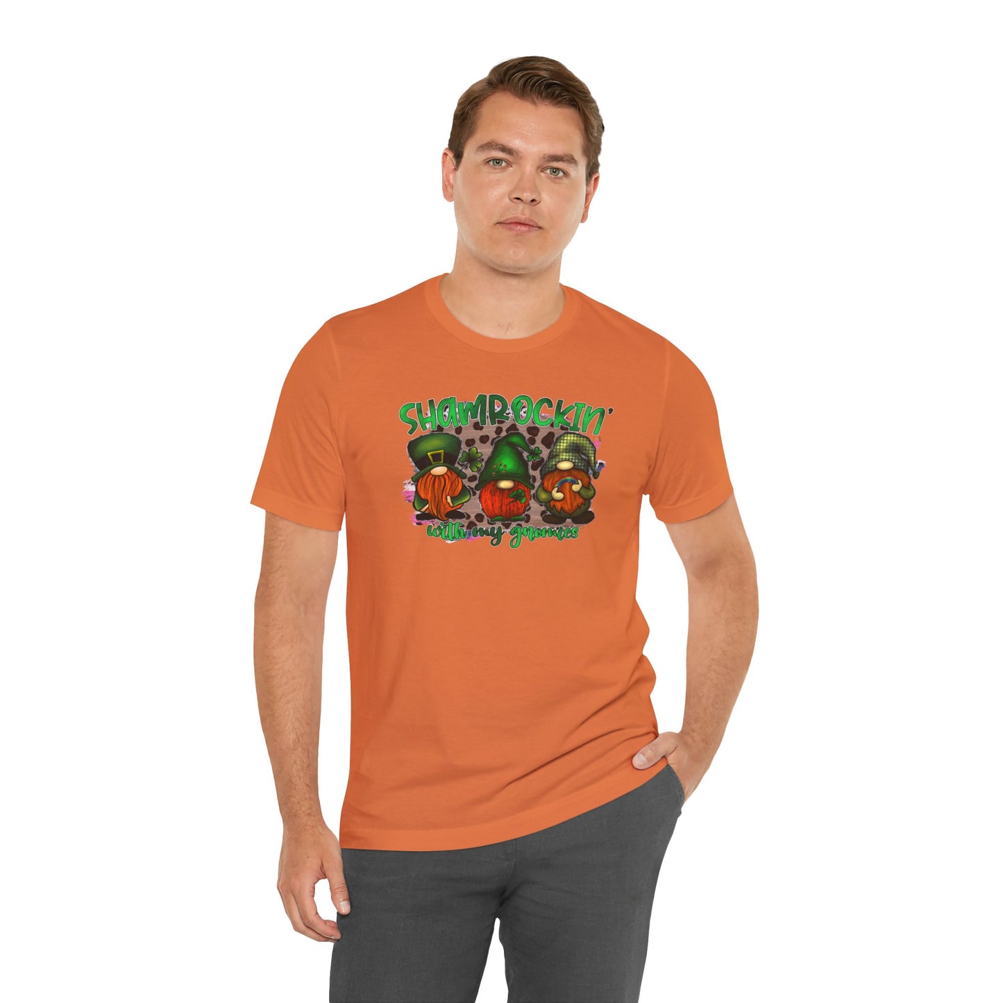 Shamrockin' With My Gnomies Unisex Jersey Short Sleeve Tee