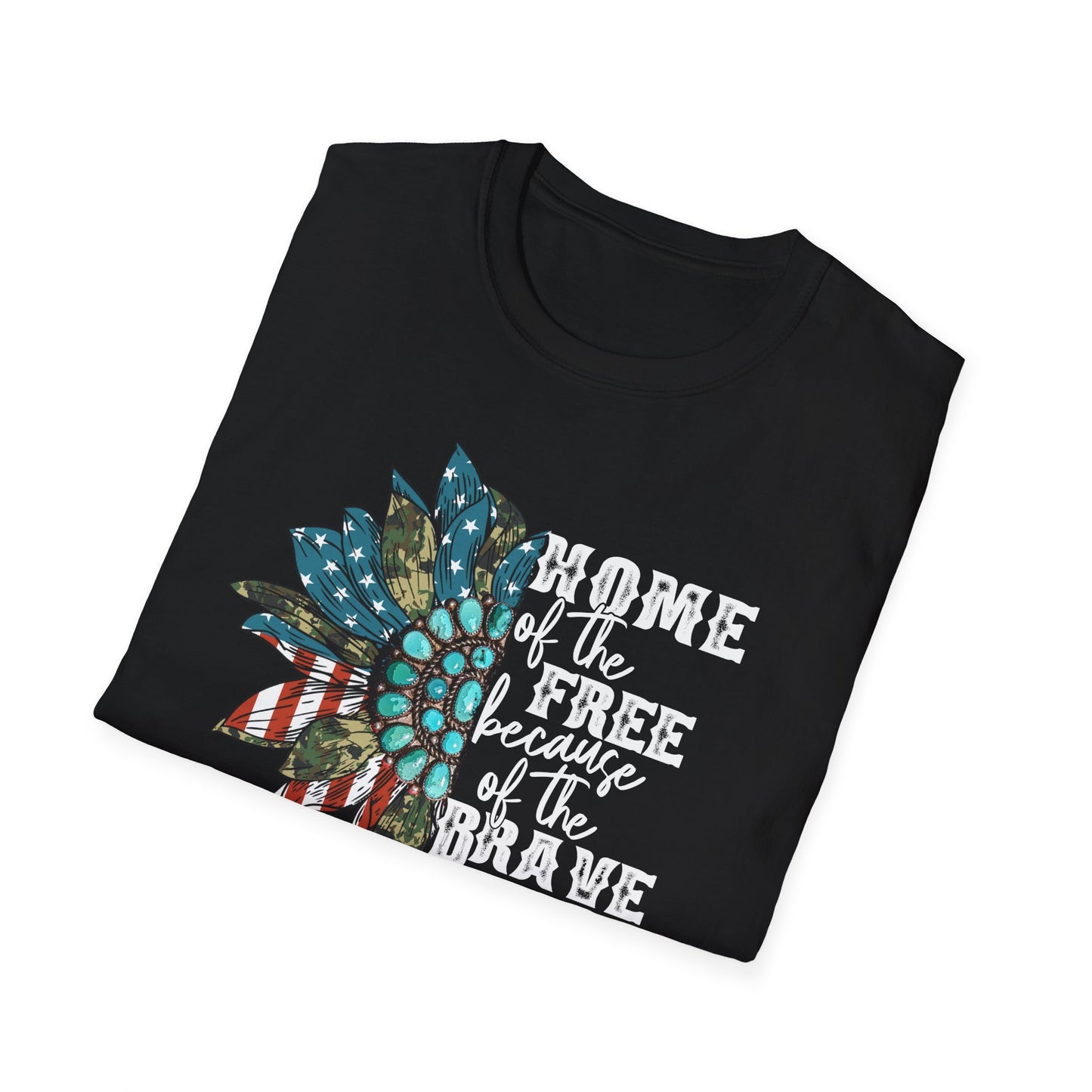 Americana "Home of the Free Because of the Brave" T-Shirt