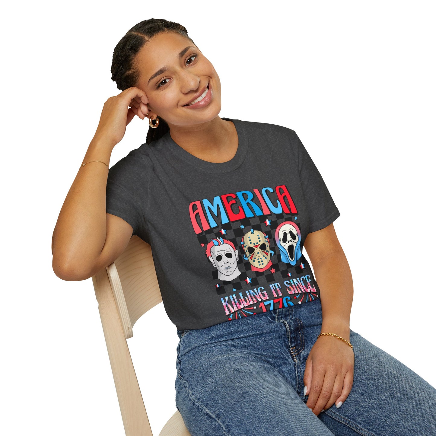 America Killing It Since 1776 T-Shirt — Americana Horror Fans Tee