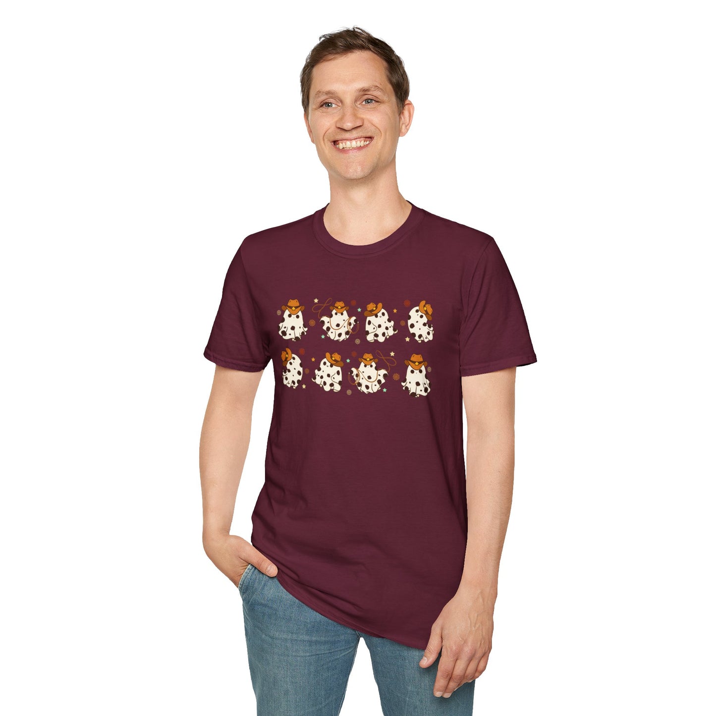 Roping Cowboy Ghost T-Shirt