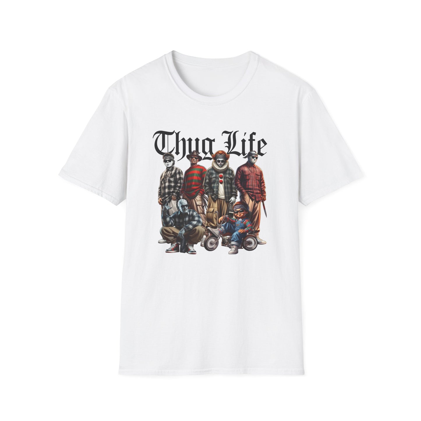 Horror Movie Characters Unisex T-Shirt - Thug Life Gang Life Fans