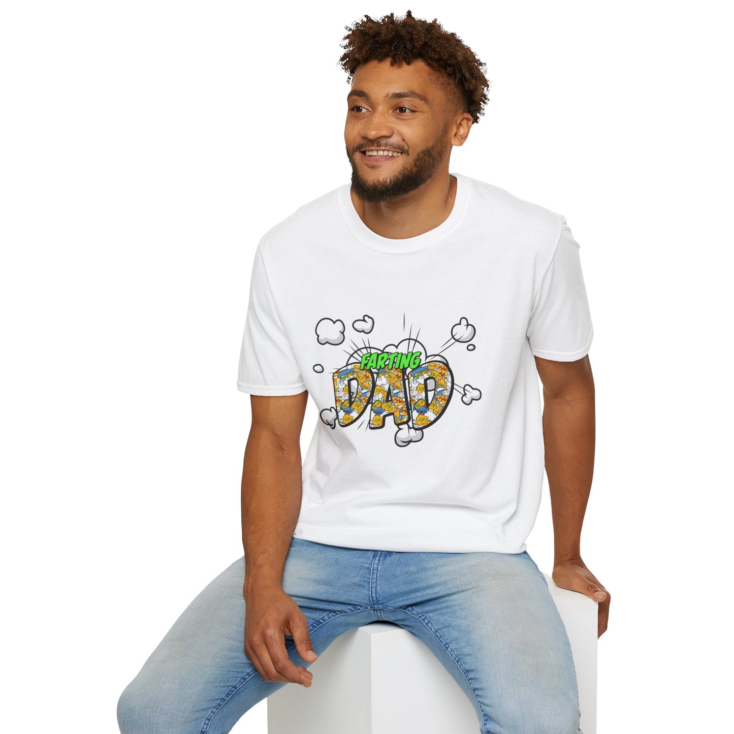 Farting Dad Softstyle T-Shirt