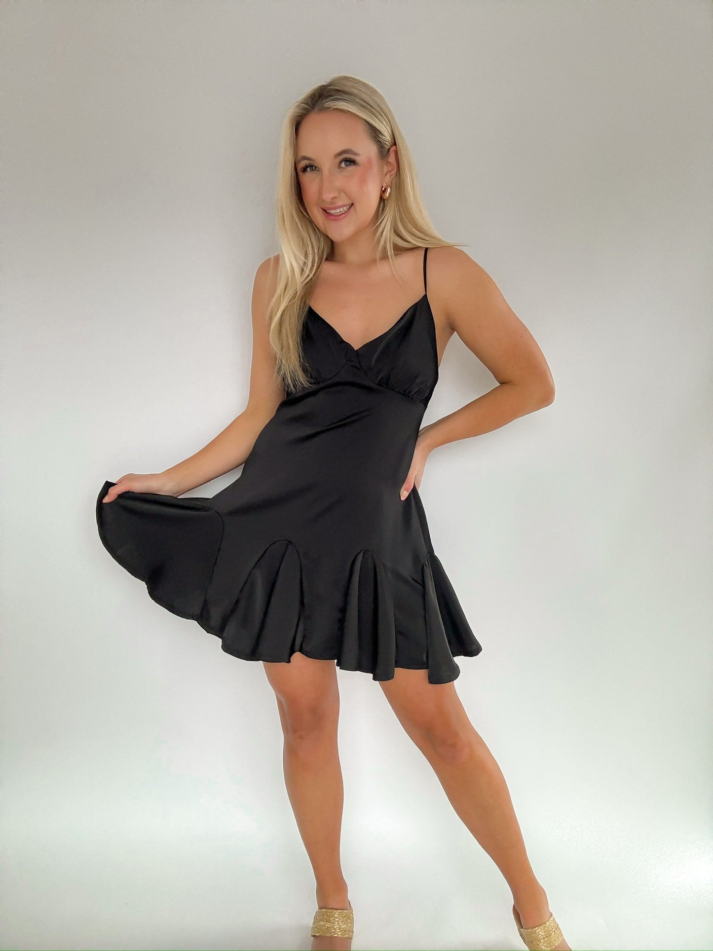 Flare Slip Dress — Salon 209