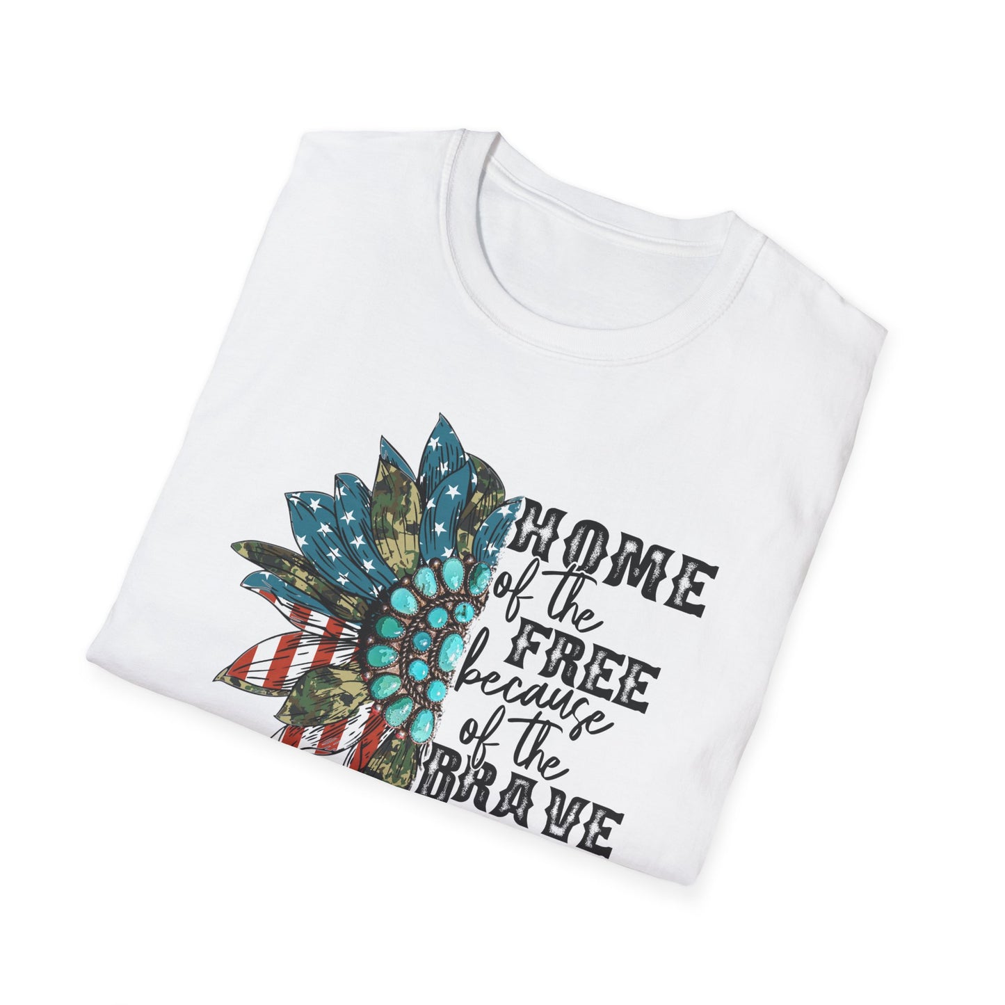 Americana "Home of the Free Because of the Brave" T-Shirt