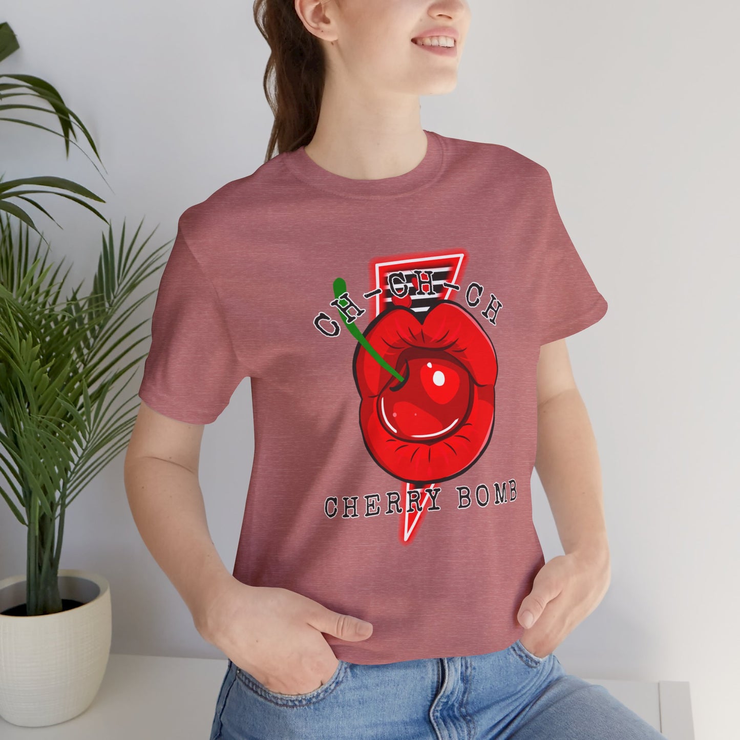 Ch-Ch-Ch Cherry Bomb Unisex Jersey Short Sleeve Tee