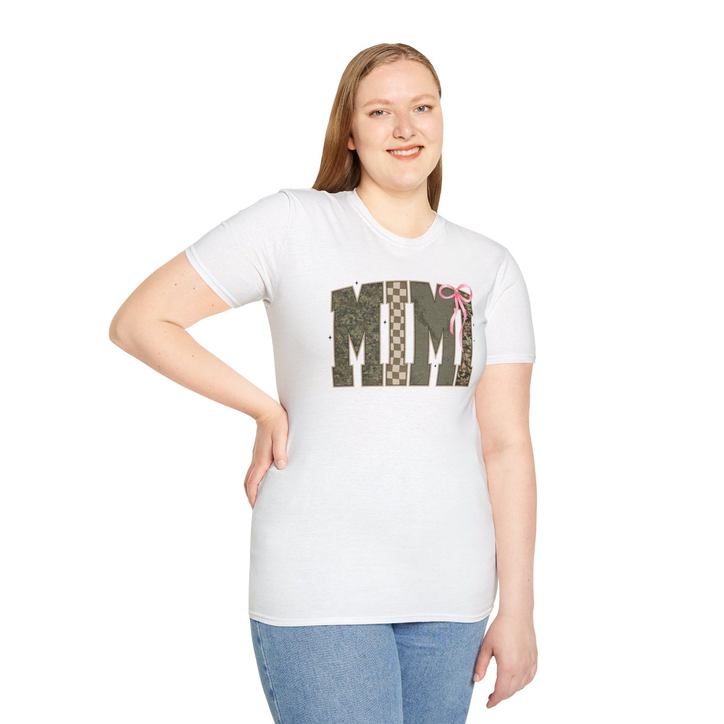 Mimi Coquette Military Style Bow T-Shirt | Cute Camouflage Bow Design
