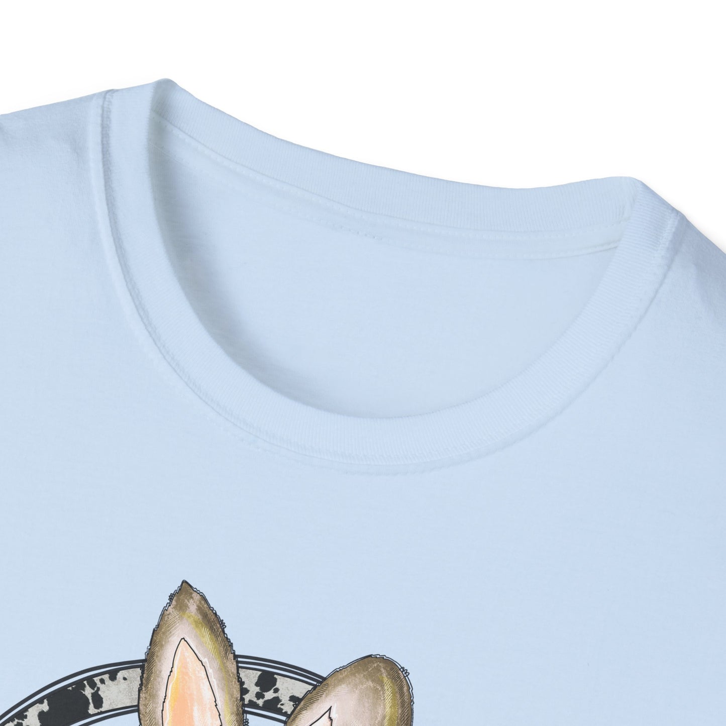 Easter Bunny Rainbow Western T-Shirt | Easter Tee