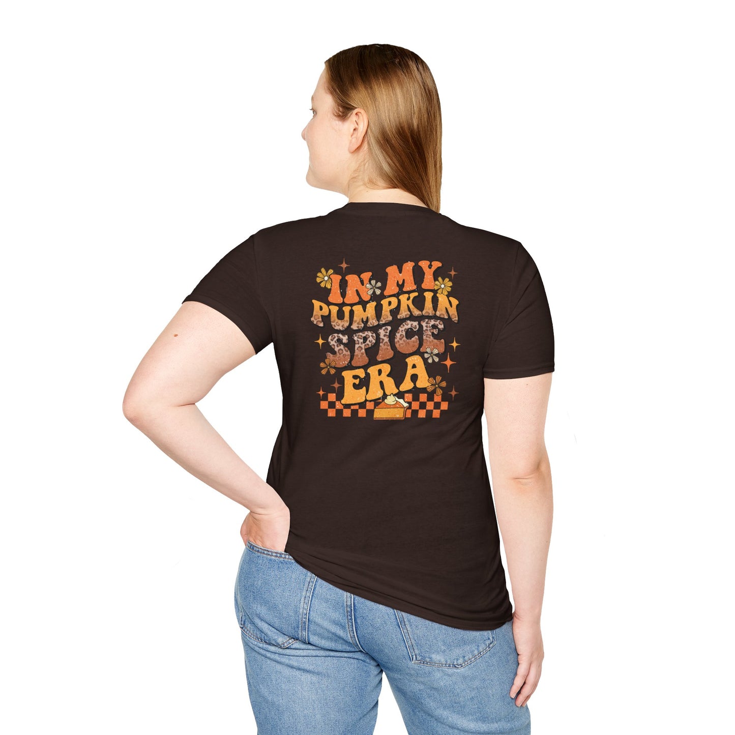 In My Pumpkin Spice Era Two-Sided Unisex Jersey Short Sleeve Tee