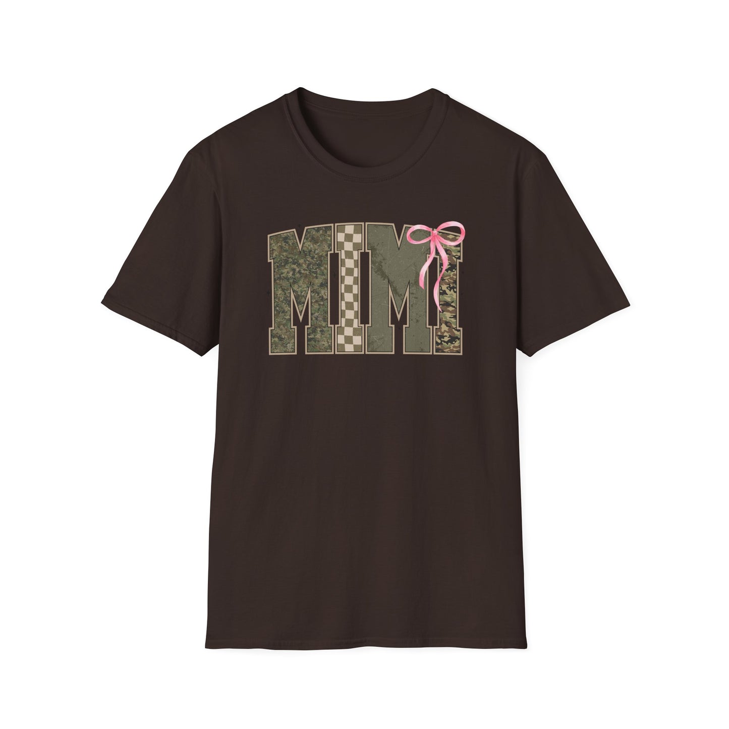 Mimi Coquette Military Style Bow T-Shirt | Cute Camouflage Bow Design