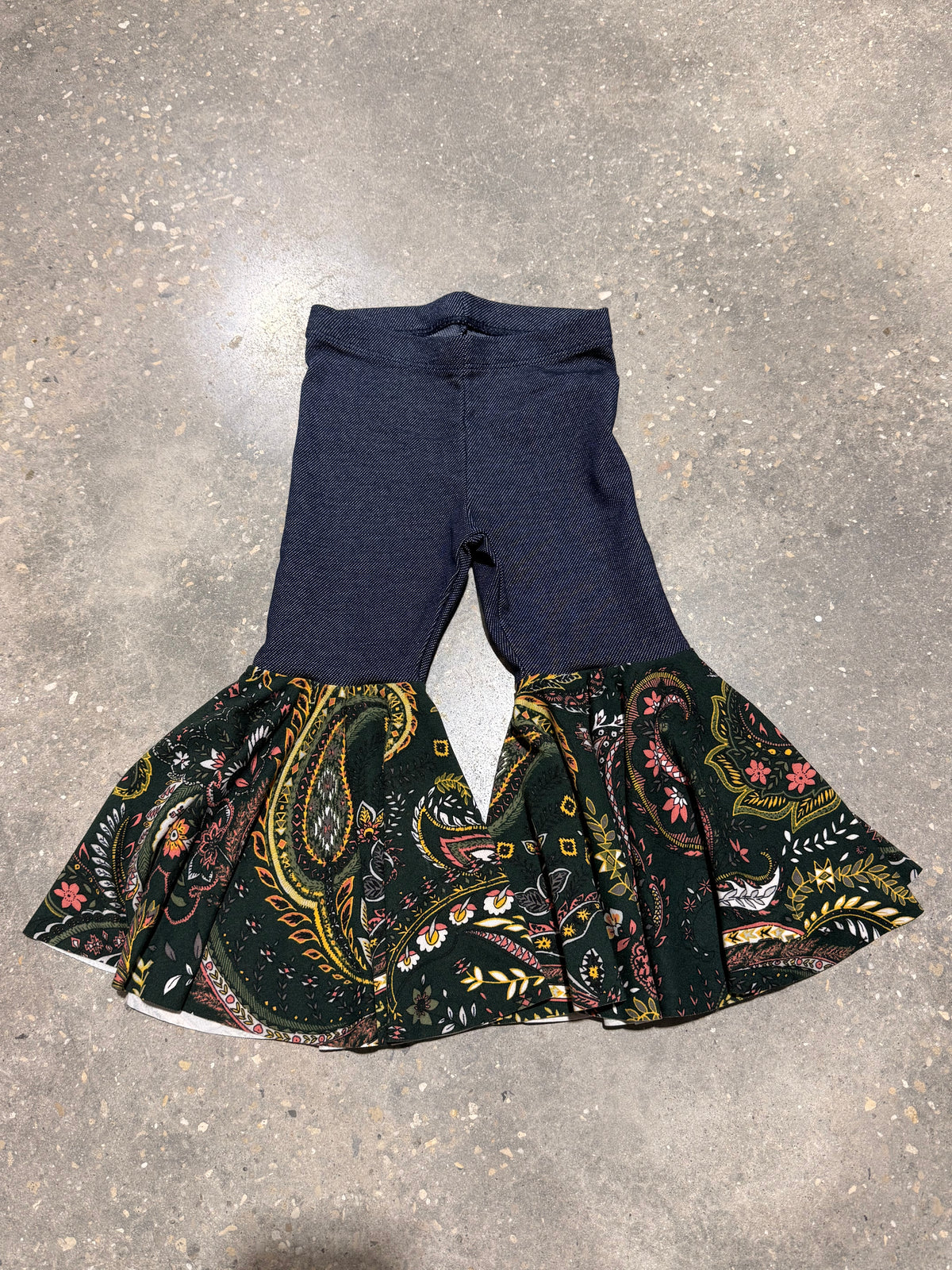 Bell Bottom Jeggings with Fun Prints