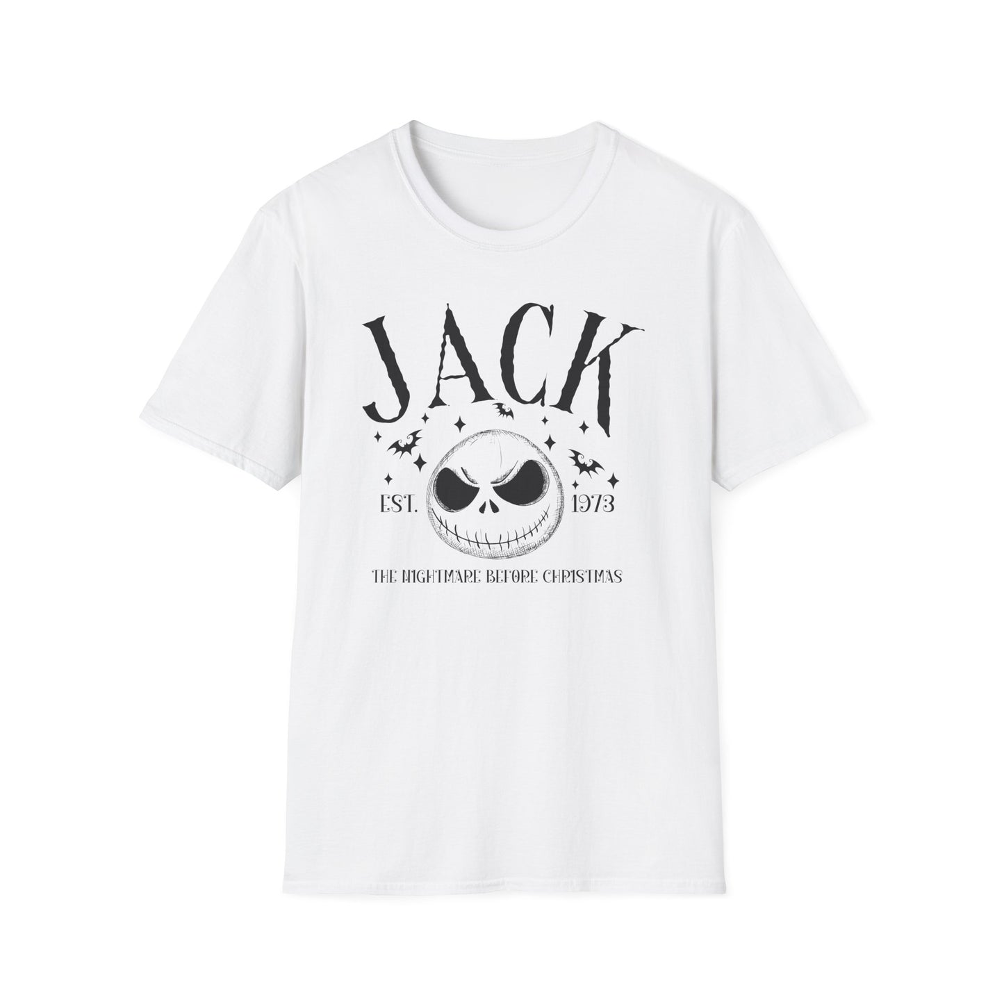 Jack Nightmare Before Christmas Unisex Jersey Short Sleeve Tee