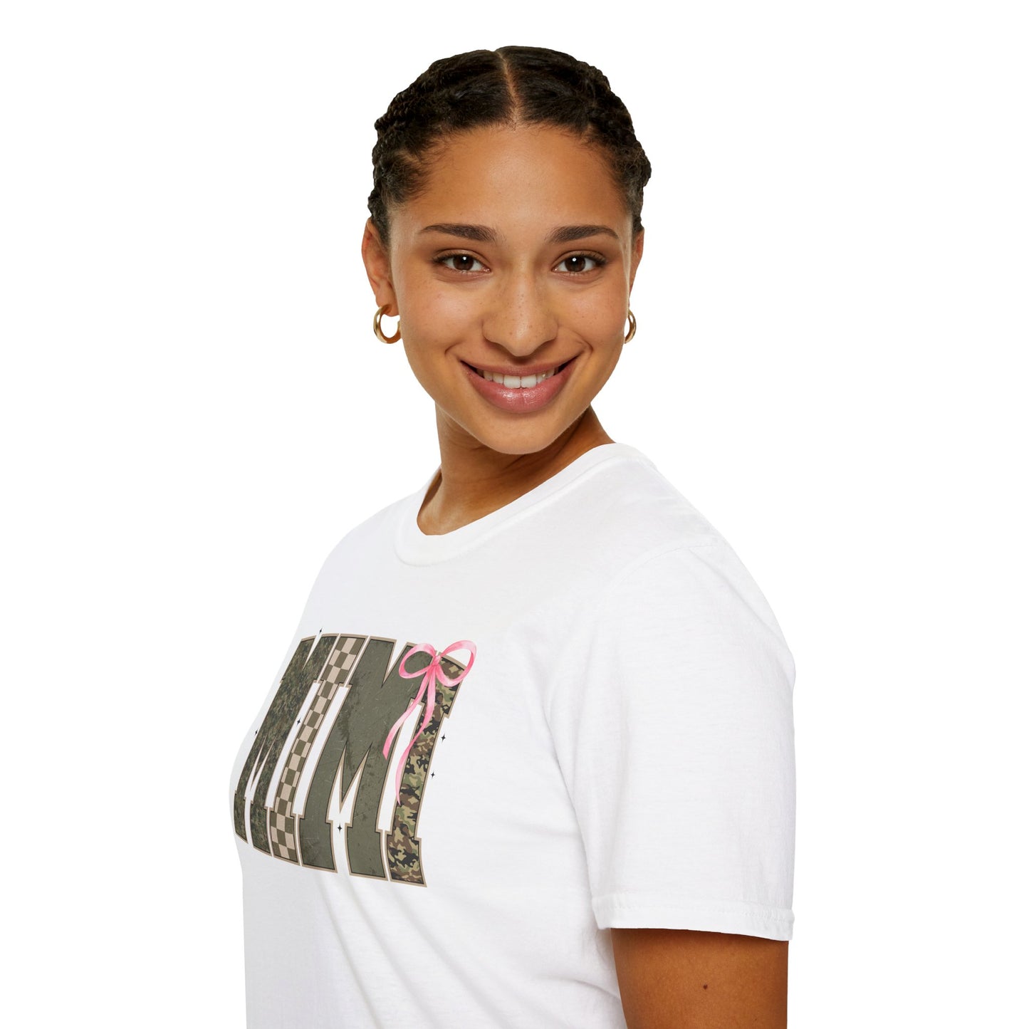 Mimi Coquette Military Style Bow T-Shirt | Cute Camouflage Bow Design