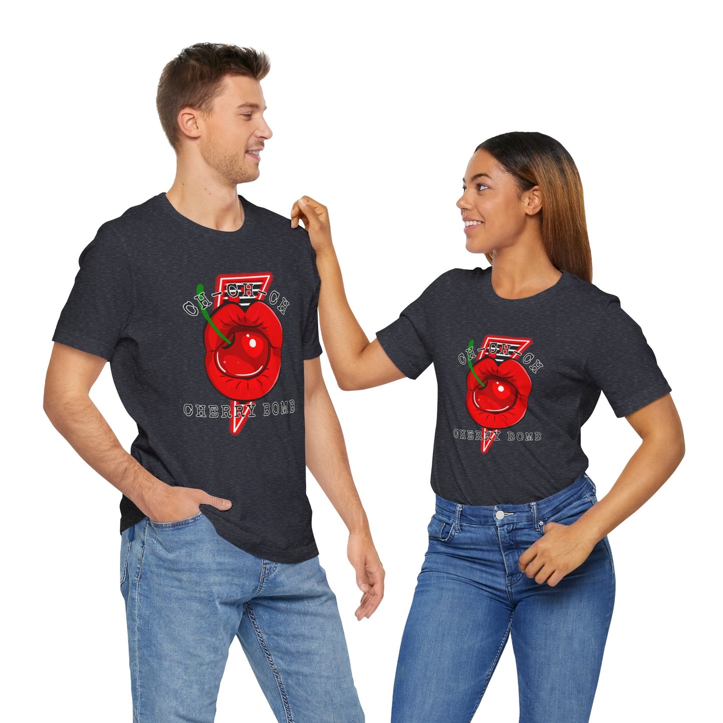 Ch-Ch-Ch Cherry Bomb Unisex Jersey Short Sleeve Tee