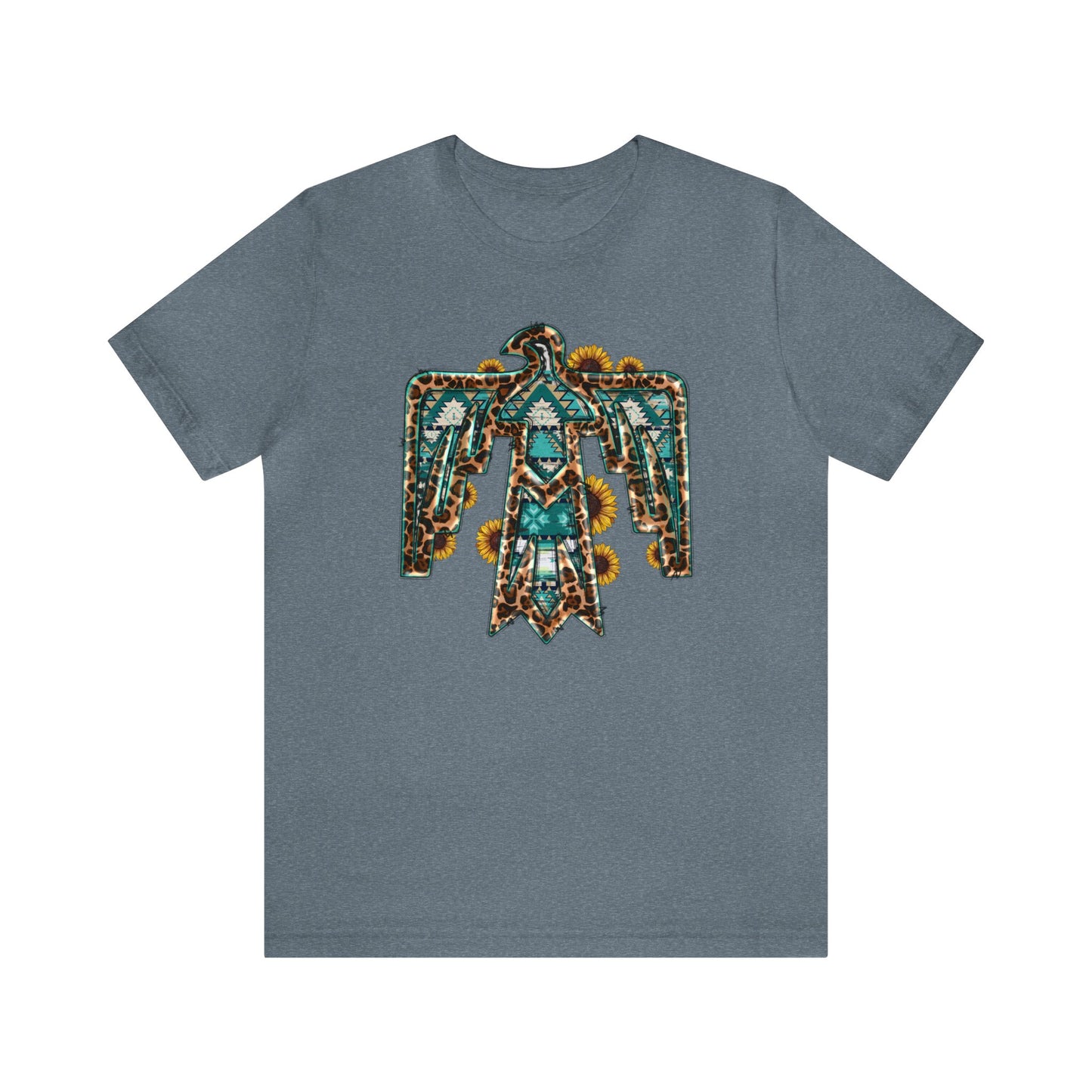 Sunflower Aztec Eagle Unisex Jersey Short Sleeve Tee