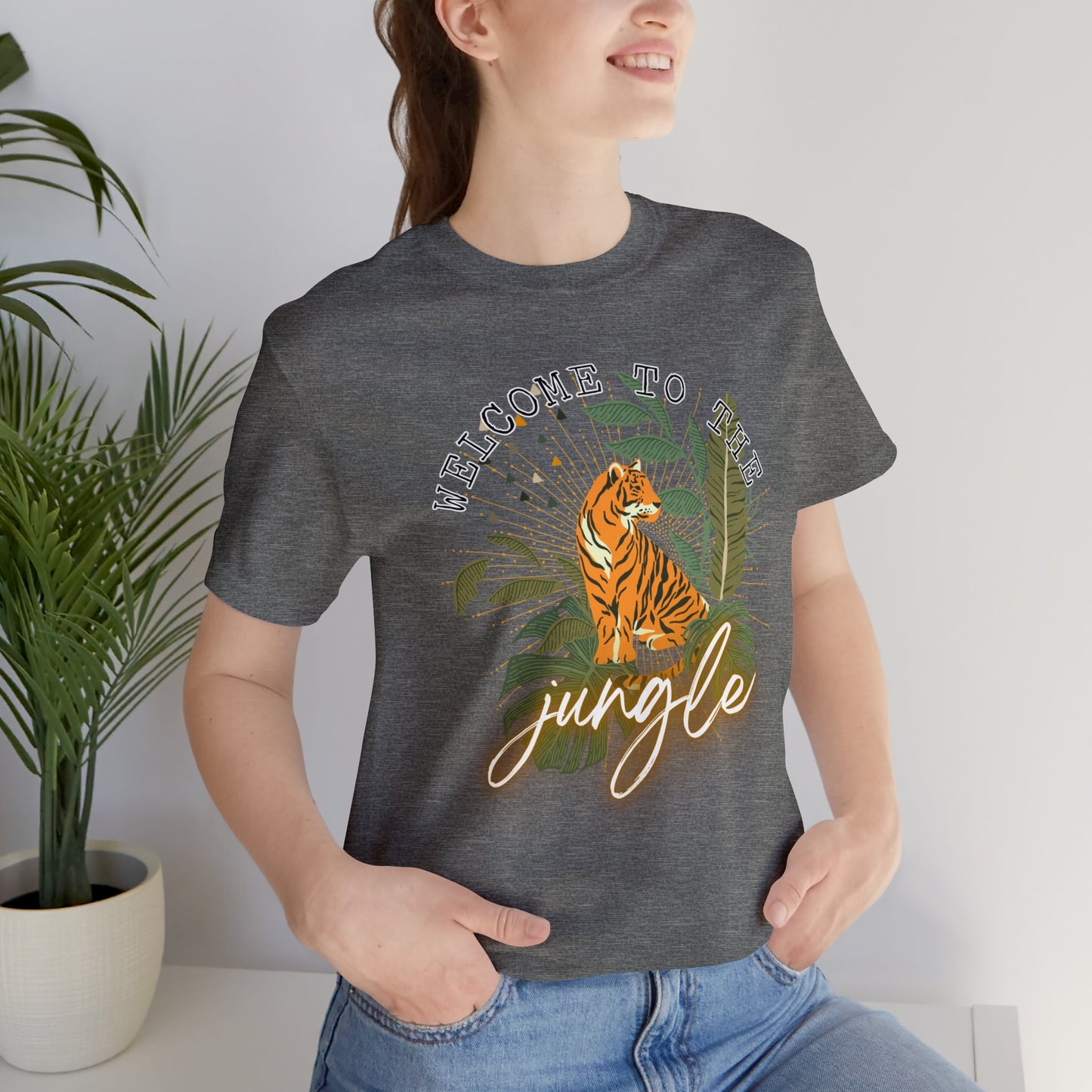 Welcome To the Jungle Unisex Jersey Short Sleeve Tee