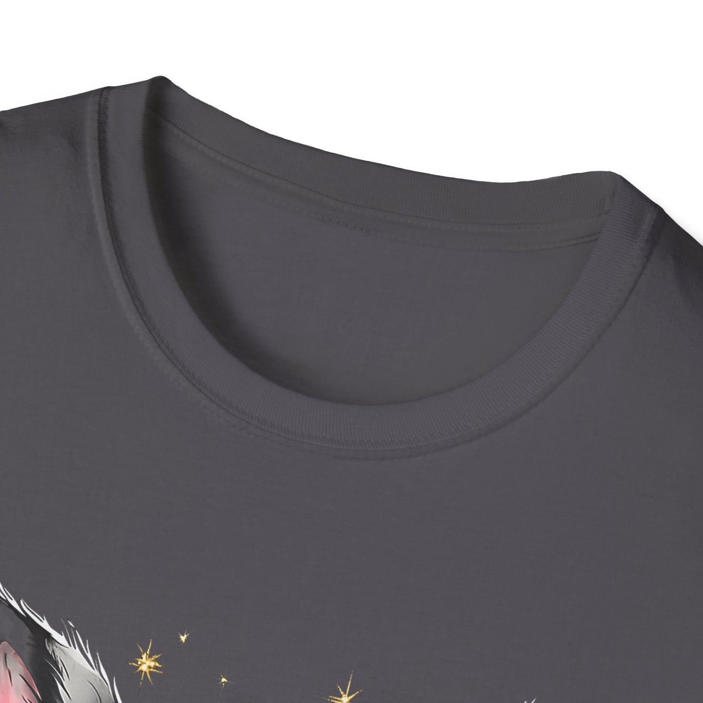 Cute Mouse with Bunny Ears Blowing Bubble Gum T-Shirt