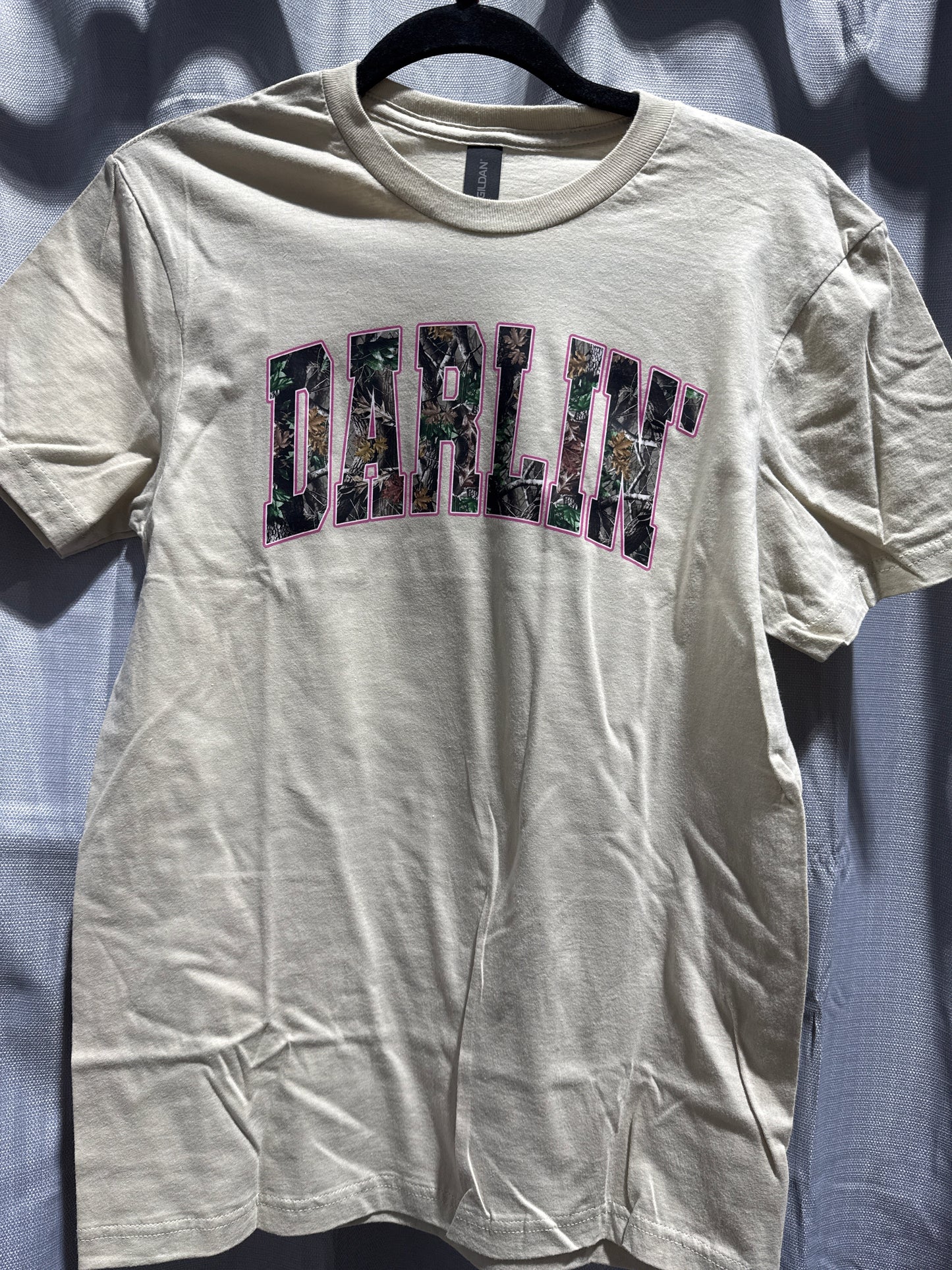 Camo and Pink Darlin’ Adult Shirt