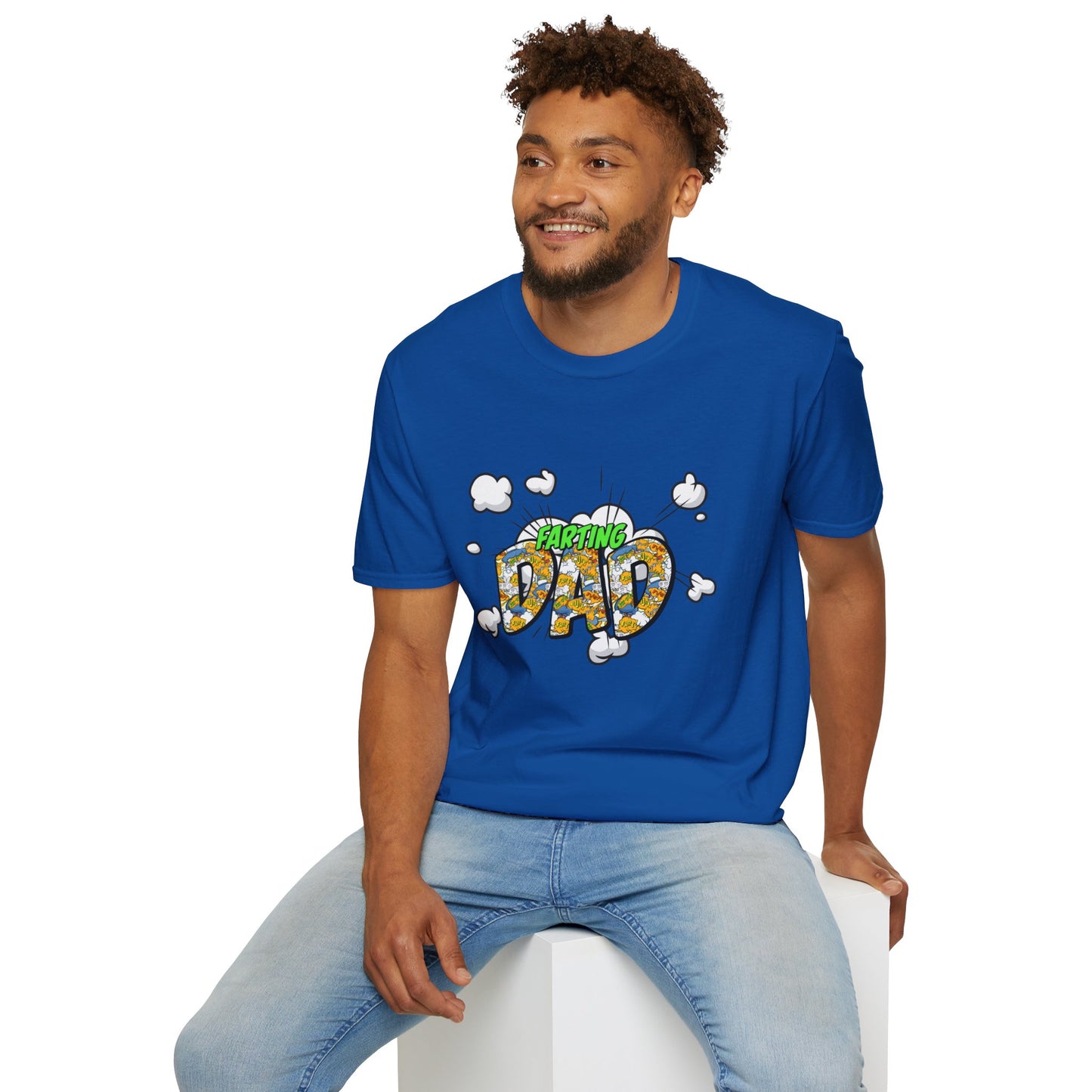 Farting Dad Softstyle T-Shirt