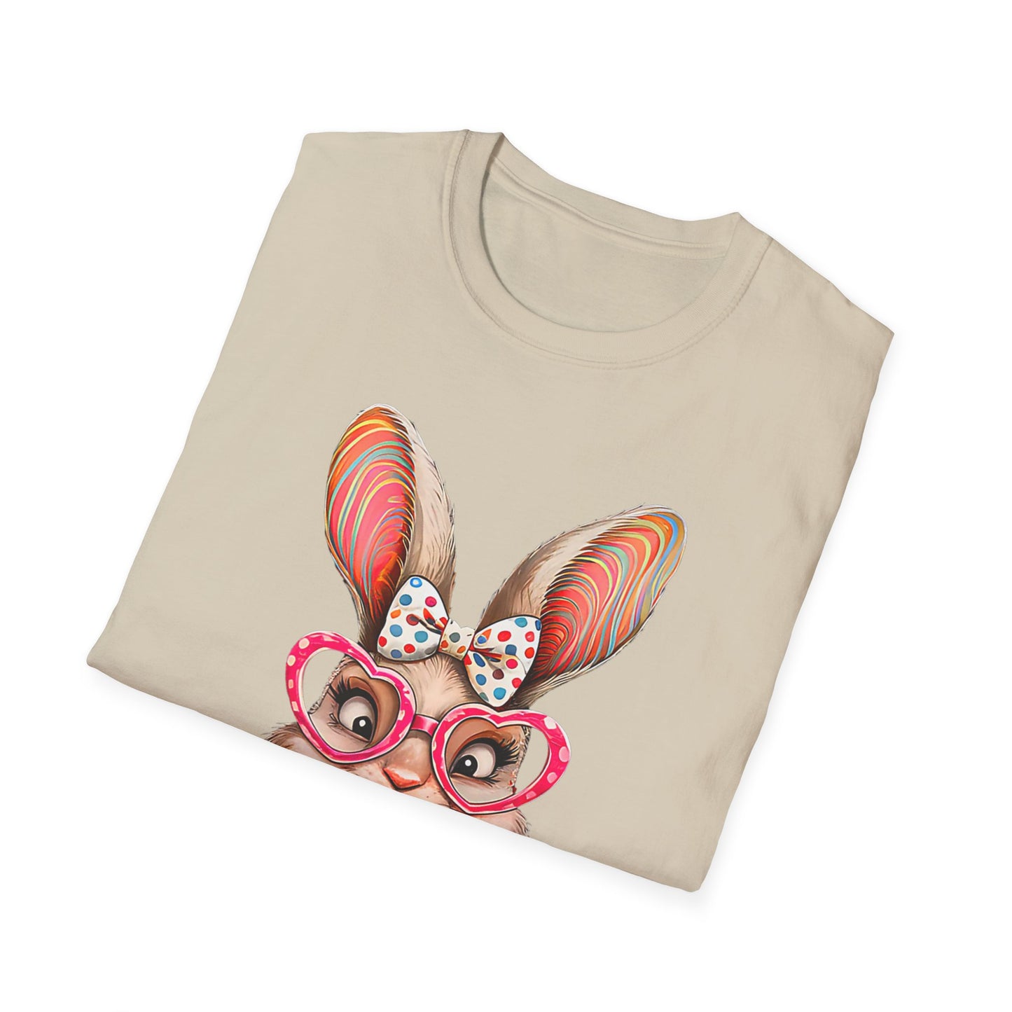 Playful Bunny Graphic T-Shirt, Cute Easter Gift, Animal Lover Shirt, Unisex Tees for Spring, Casual Everyday Wear, Easter Celebration