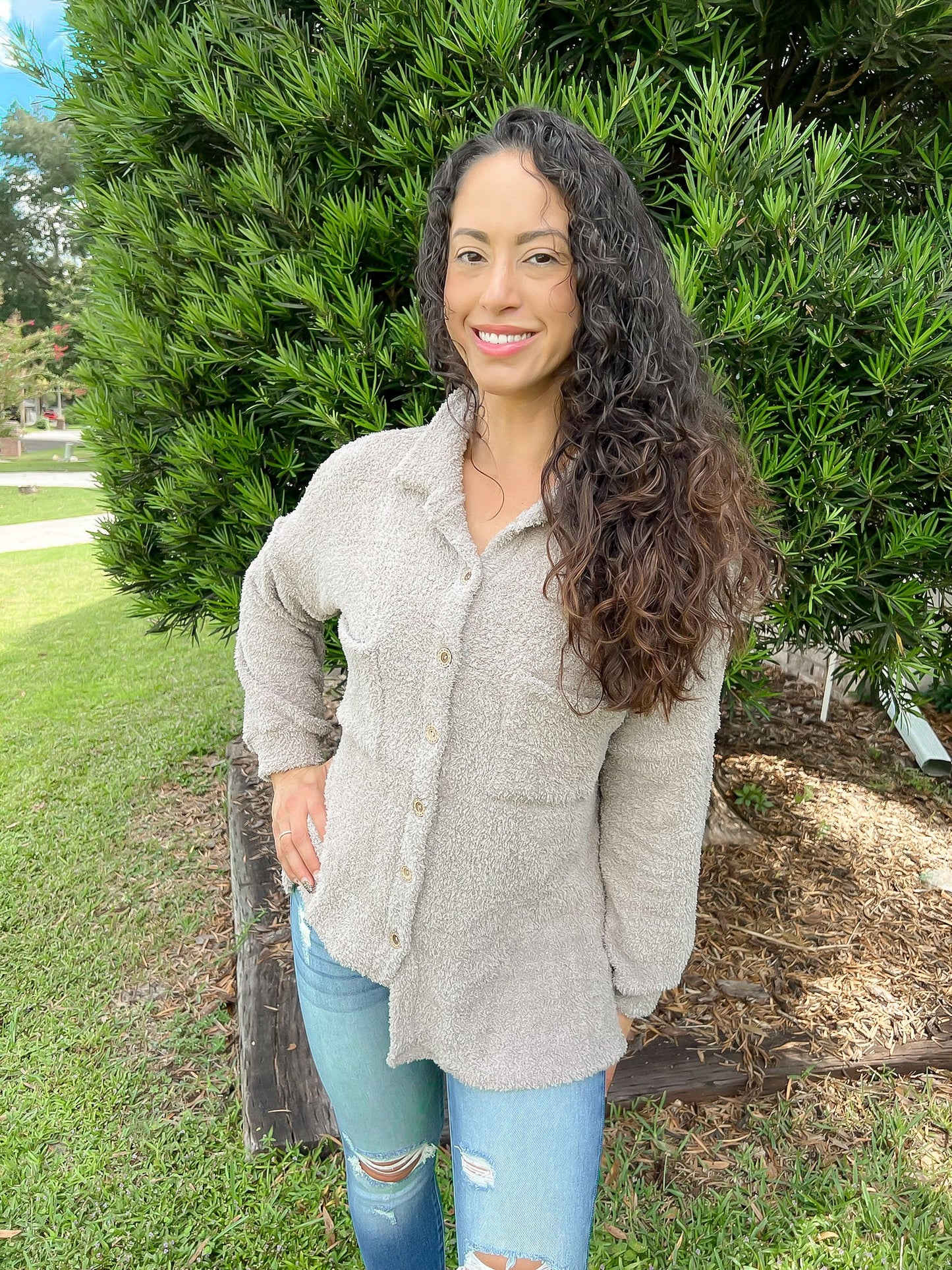Teddy Bear Shacket — Salon 209