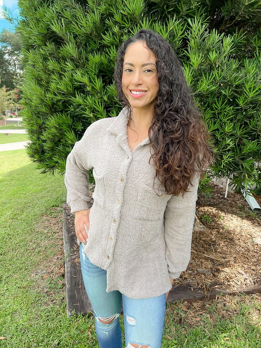 Teddy Bear Shacket — Salon 209