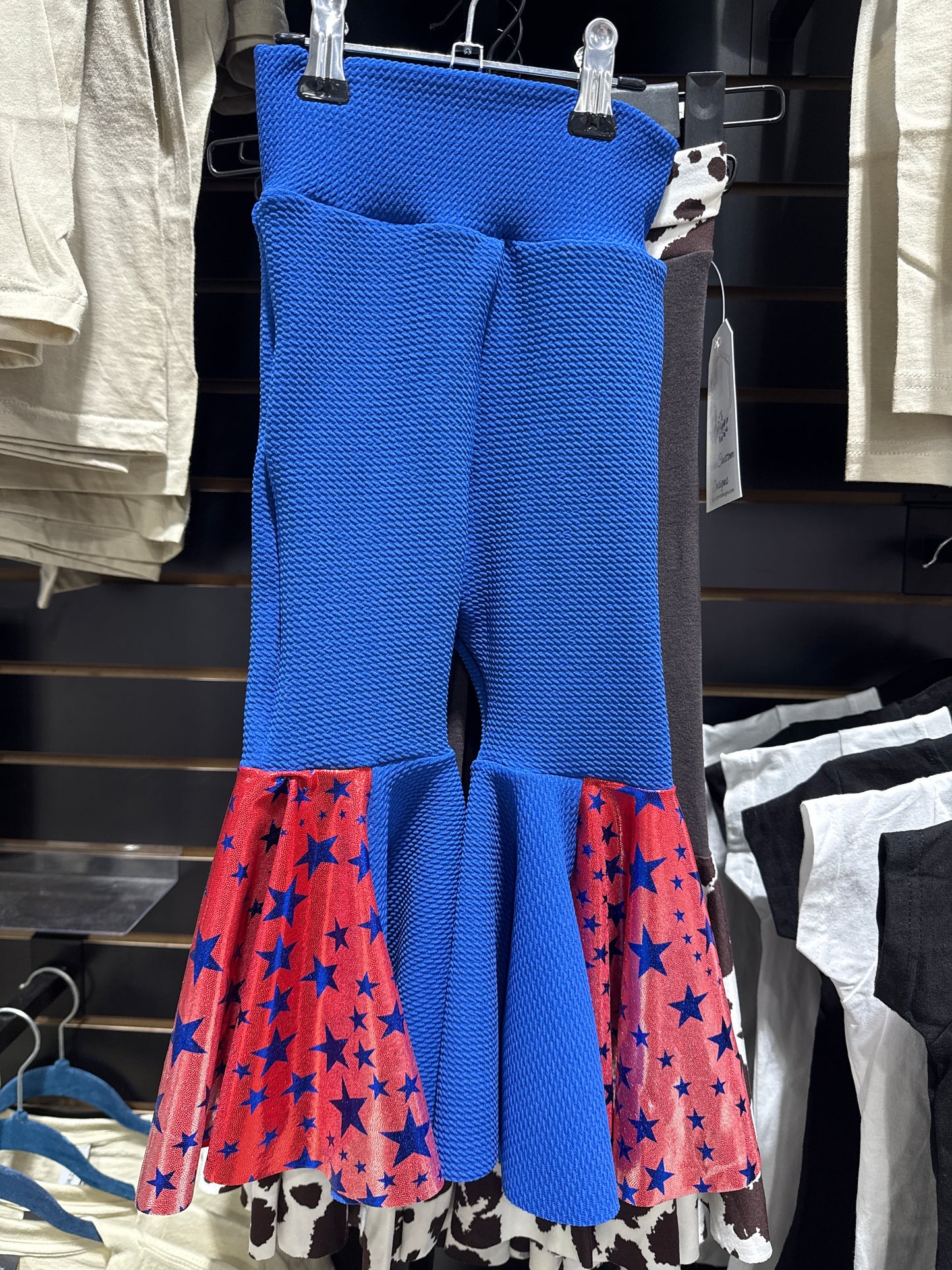 Blue Stars Bell Bottoms