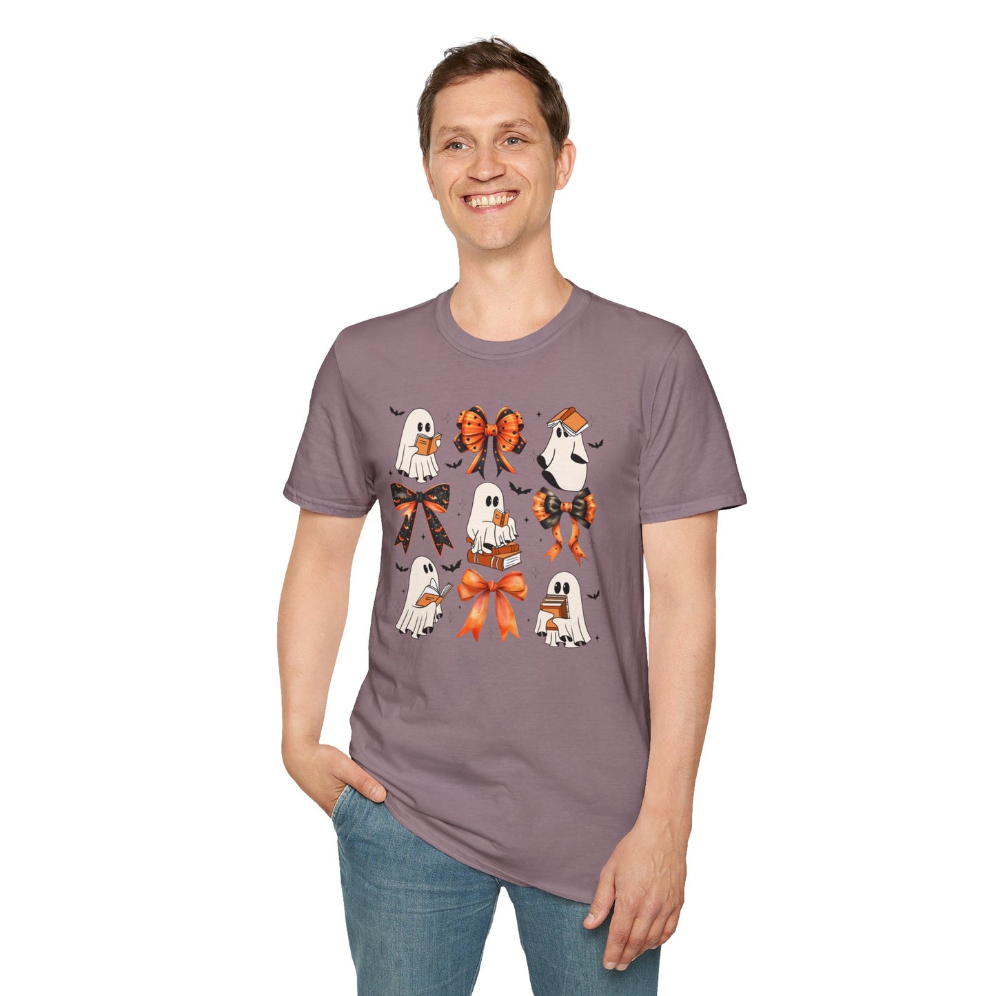 Coquette Reading Ghosts Unisex T-Shirt