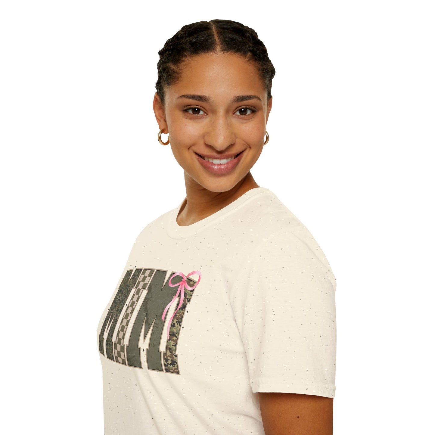 Mimi Coquette Military Style Bow T-Shirt | Cute Camouflage Bow Design