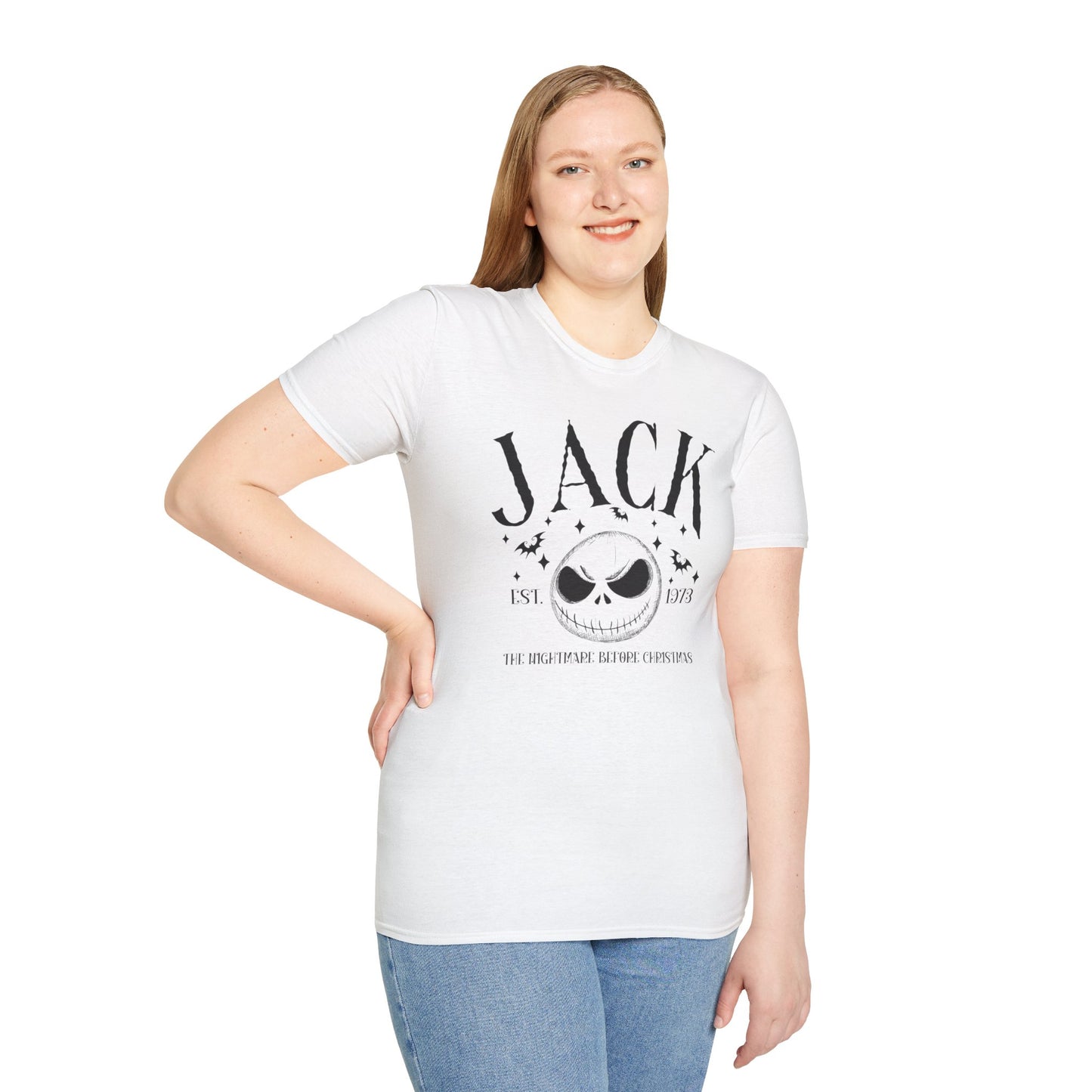 Jack Nightmare Before Christmas Unisex Jersey Short Sleeve Tee