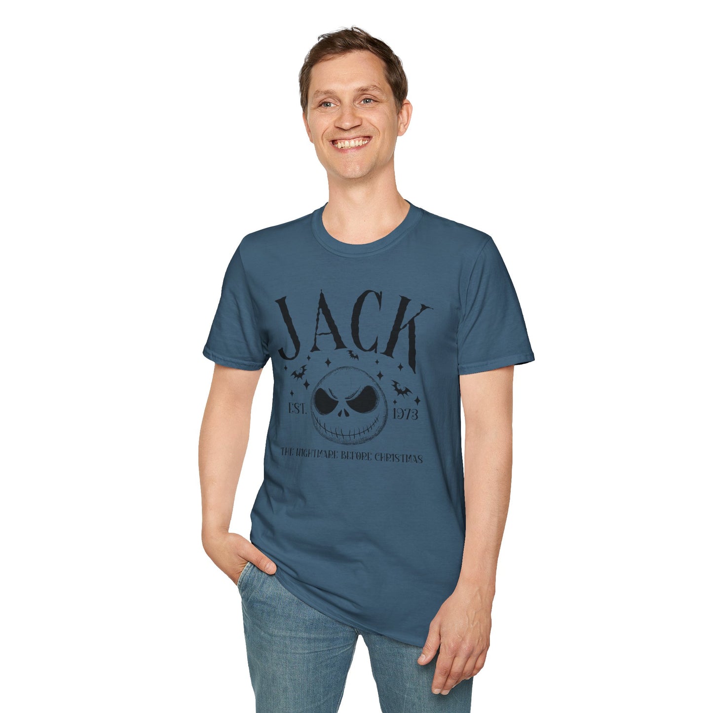 Jack Nightmare Before Christmas Unisex Jersey Short Sleeve Tee