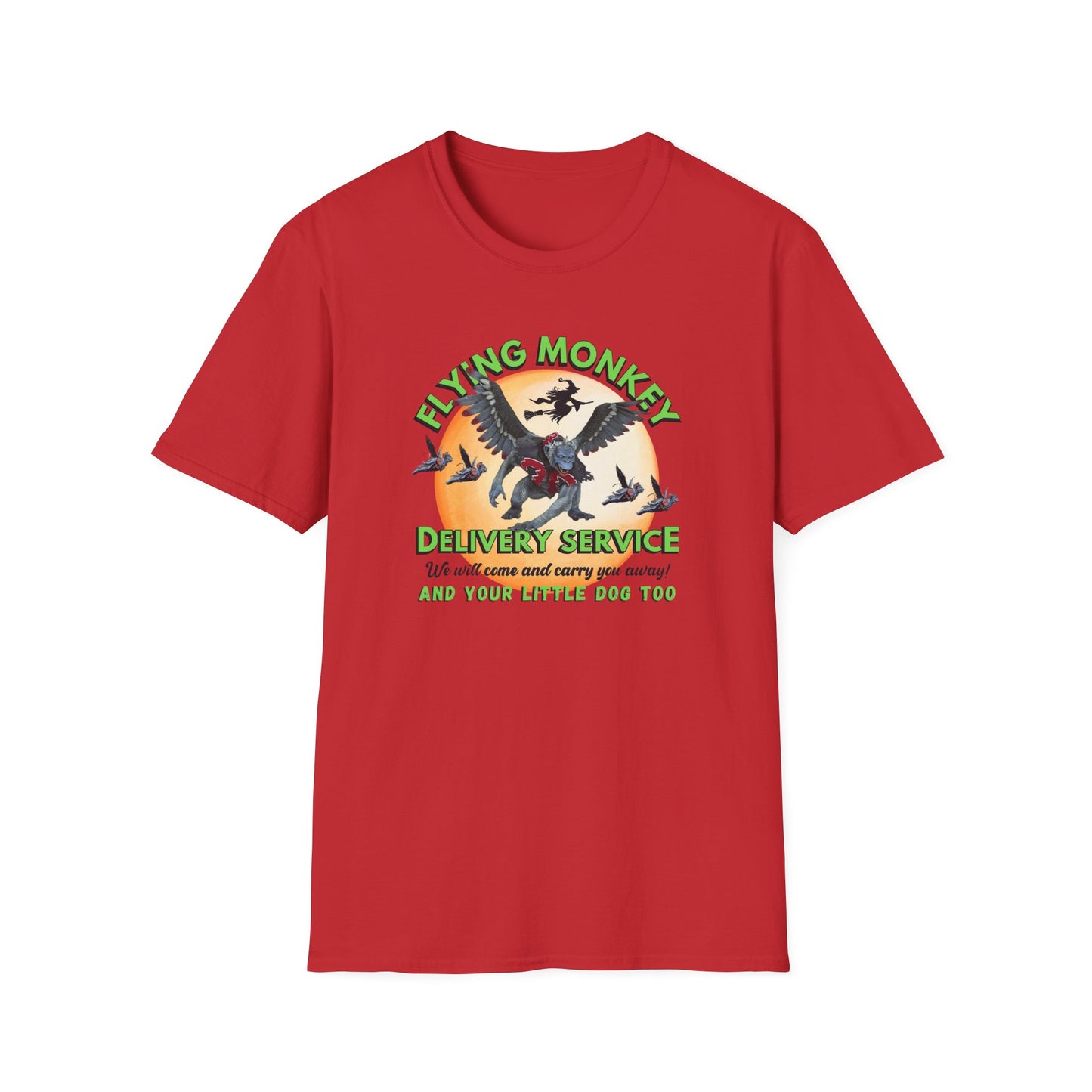 Flying Monkey Delivery Service Unisex Jersey Short Sleeve Tee