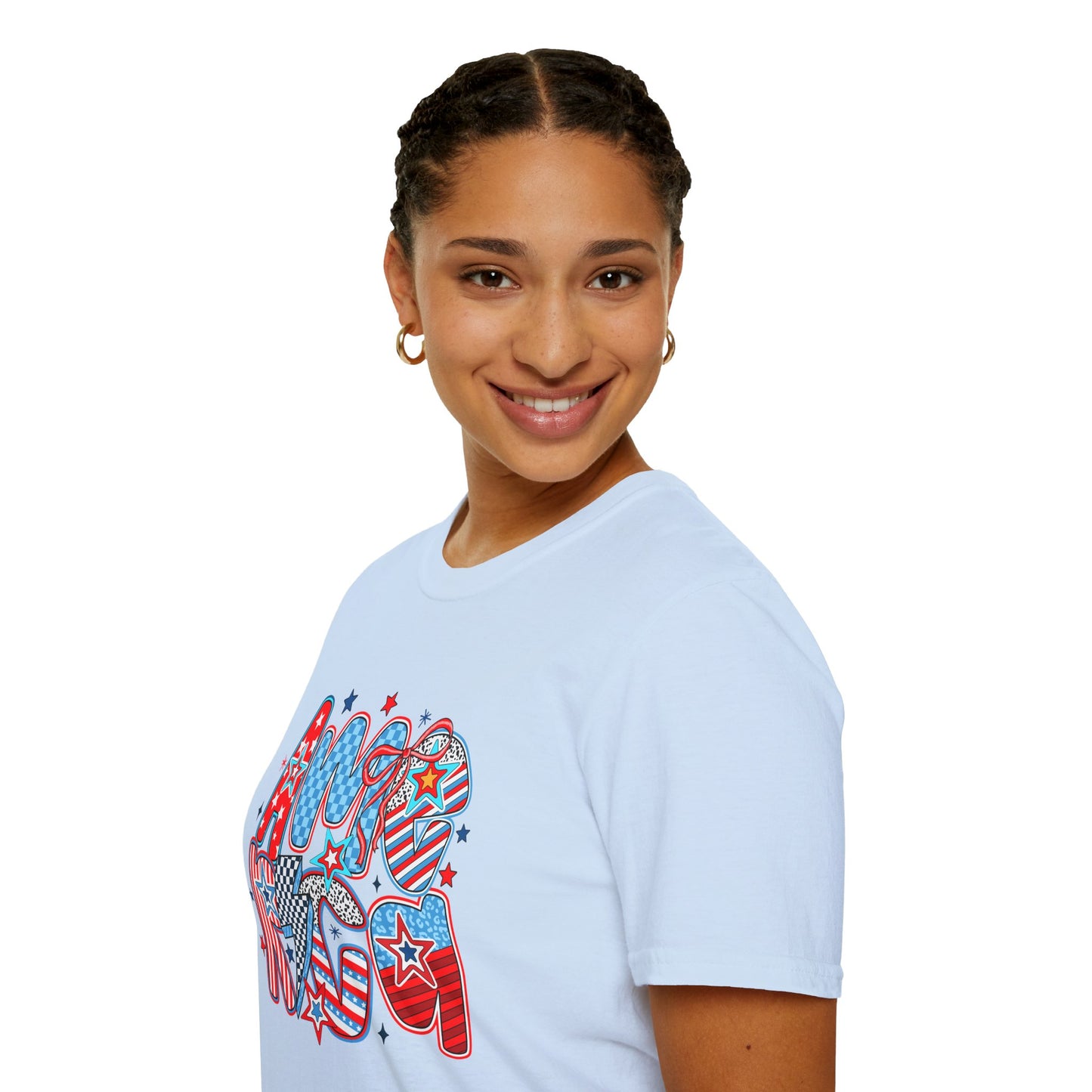 Stars and Stripes America T-Shirt | Red White Blue Americana