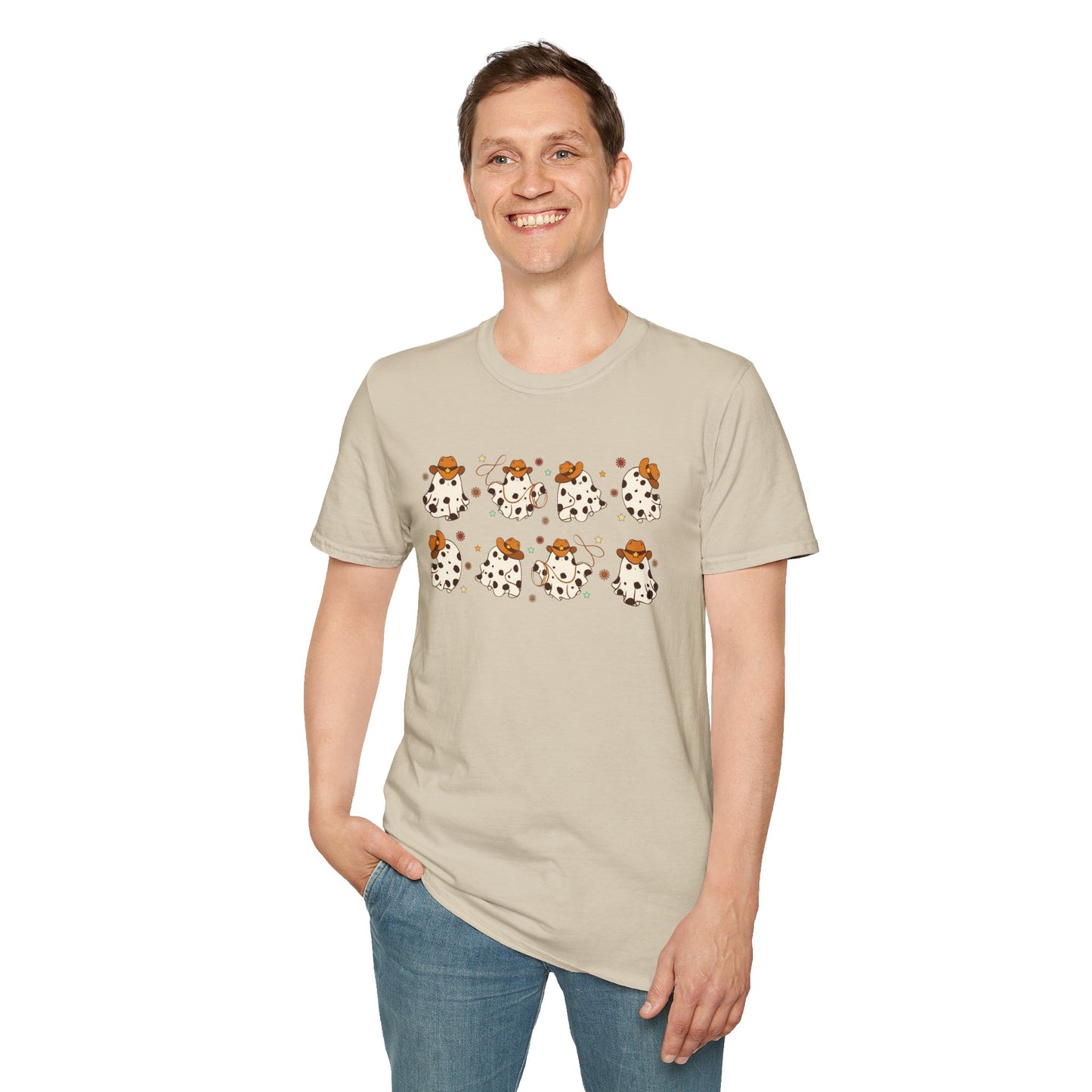 Roping Cowboy Ghost T-Shirt