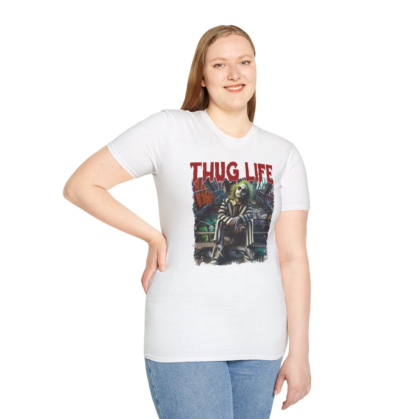 Beetlejuice Thug Life Unisex T-Shirt - Halloween Movie Lovers