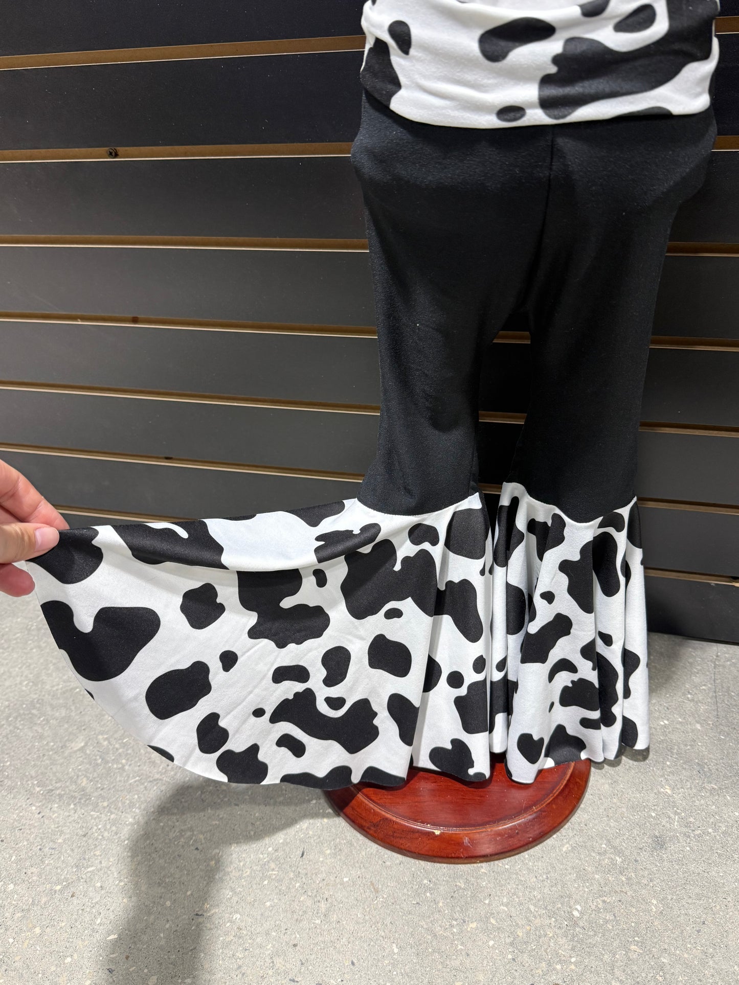 Cow Print Bell Bottoms