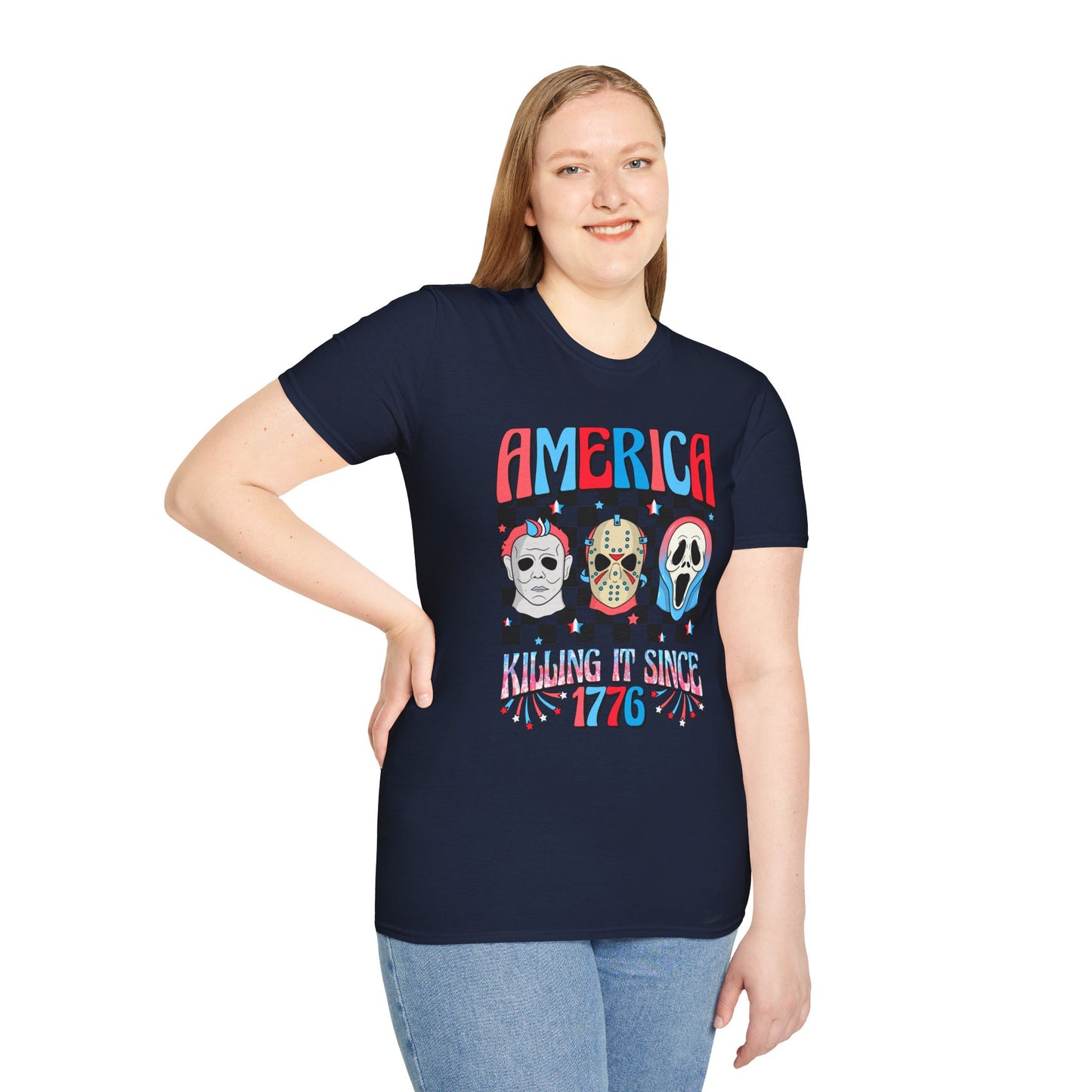 America Killing It Since 1776 T-Shirt — Americana Horror Fans Tee