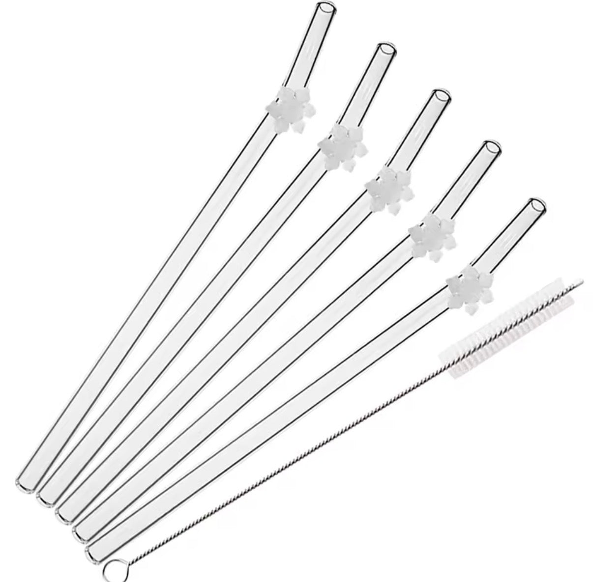 Christmas Glass Straw