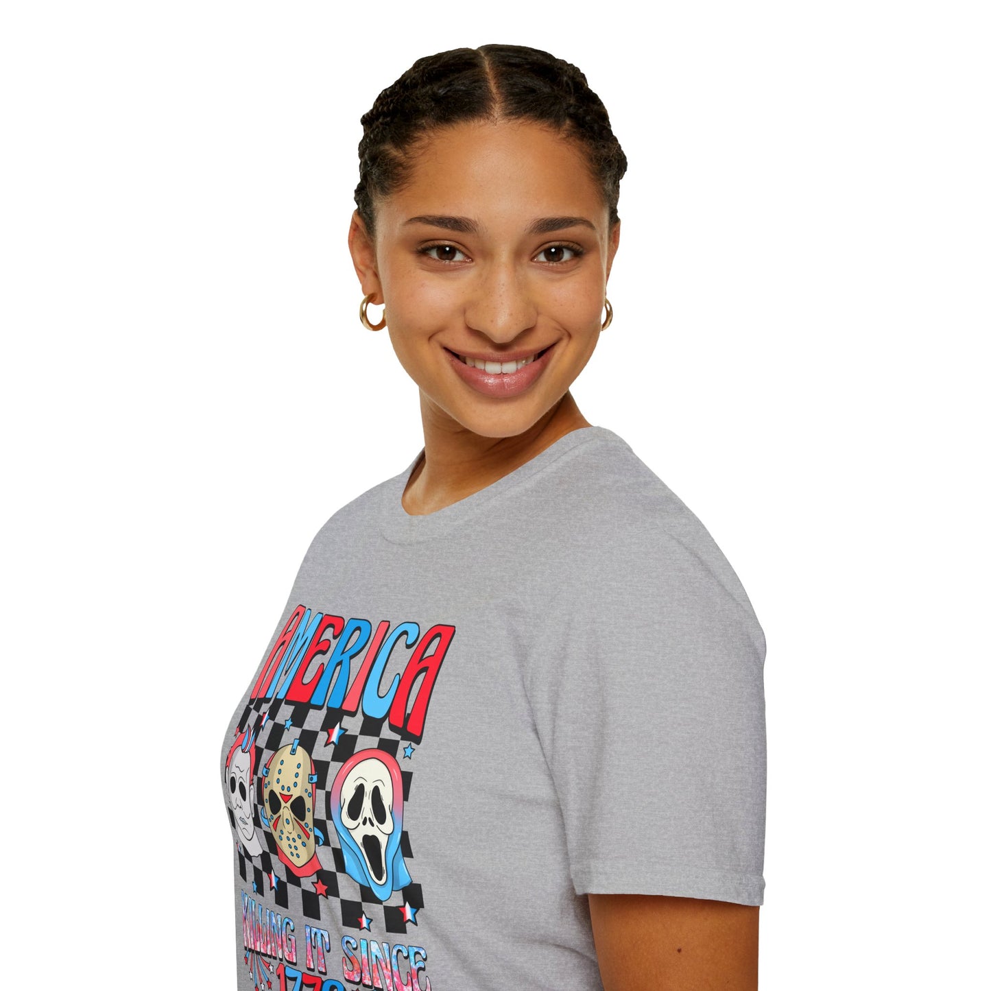 America Killing It Since 1776 T-Shirt — Americana Horror Fans Tee