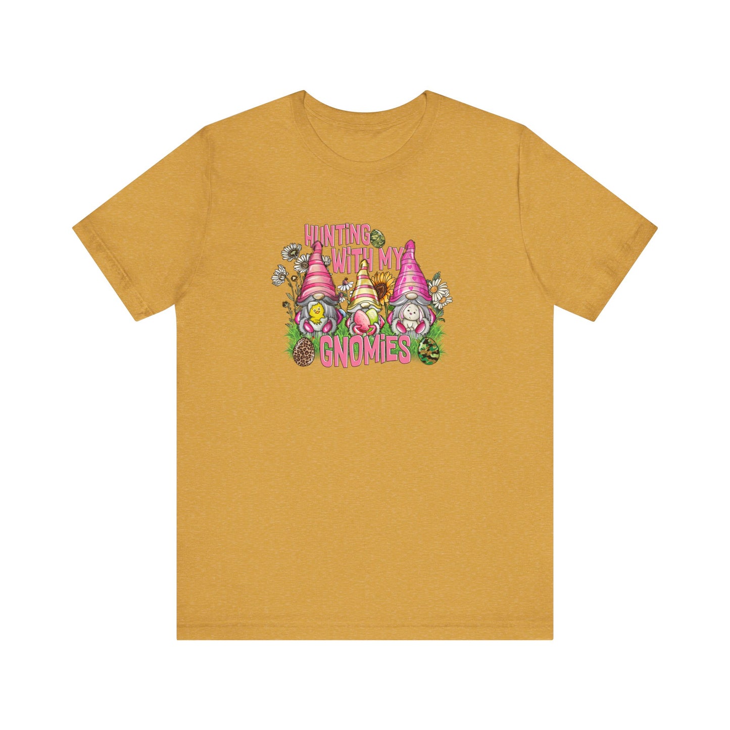 Hunting With My Gnomies Unisex Jersey Short Sleeve Tee