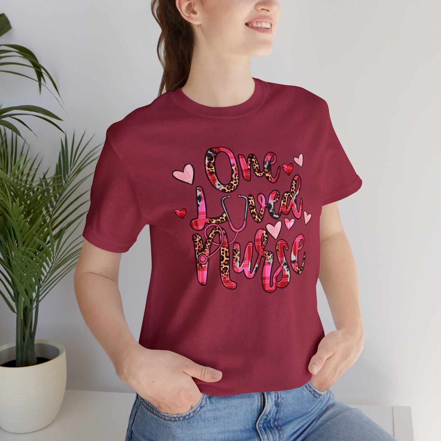 One Loved Nurse shirt, Nurse Valentine Shirt