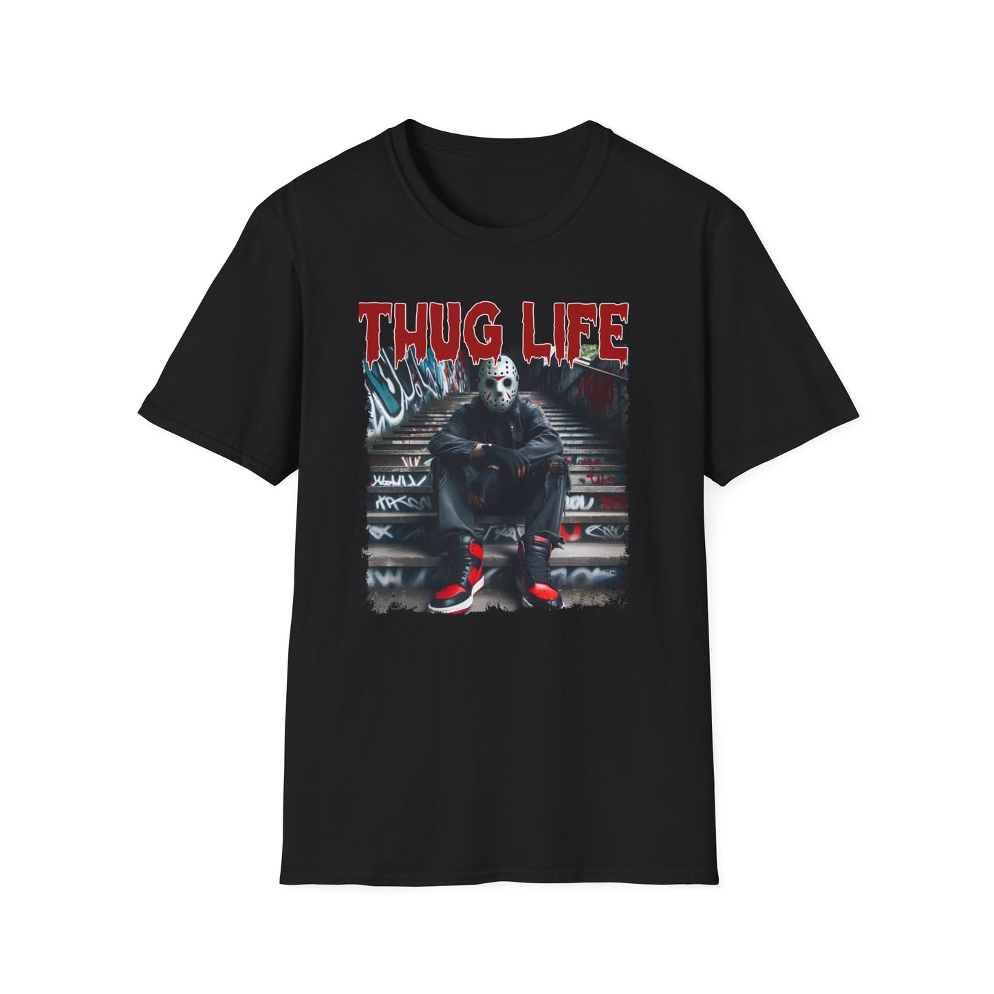 Horror Fan Unisex T-Shirt - Thug Life Jason Voorhees Friday the 13th Movie Series