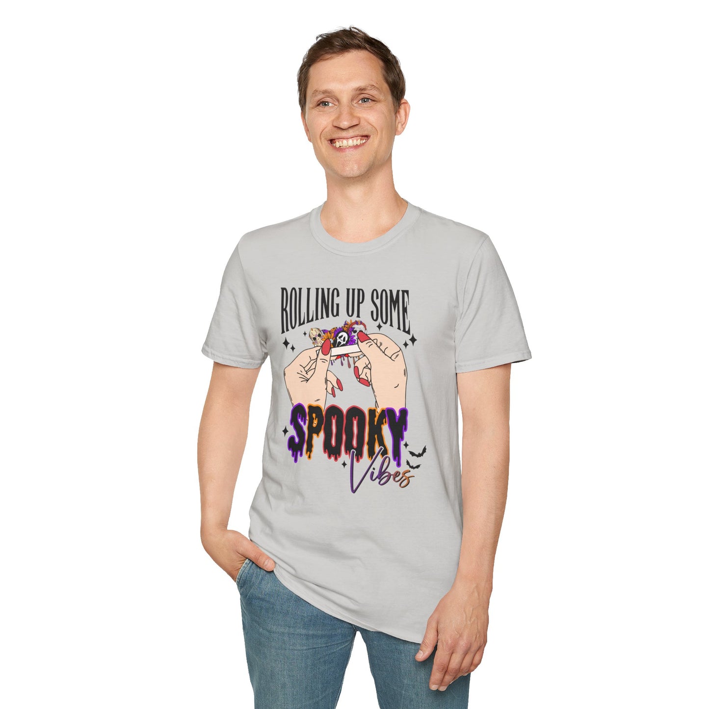 Rolling Up Some Spooky Vibes Unisex Jersey Short Sleeve Tee