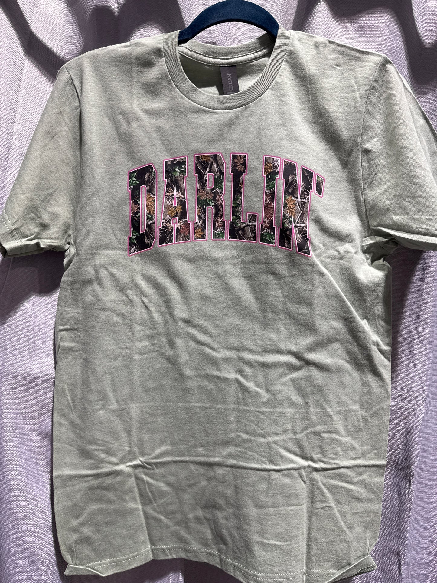 Camo and Pink Darlin’ Adult Shirt