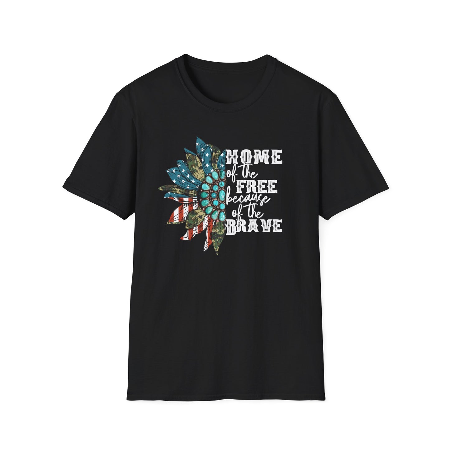 Americana "Home of the Free Because of the Brave" T-Shirt