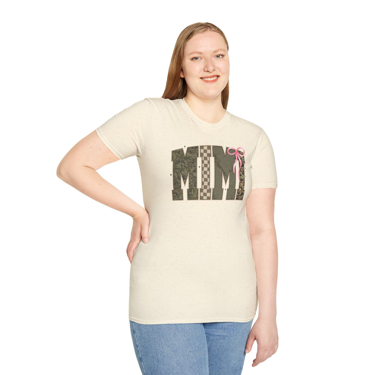 Mimi Coquette Military Style Bow T-Shirt | Cute Camouflage Bow Design